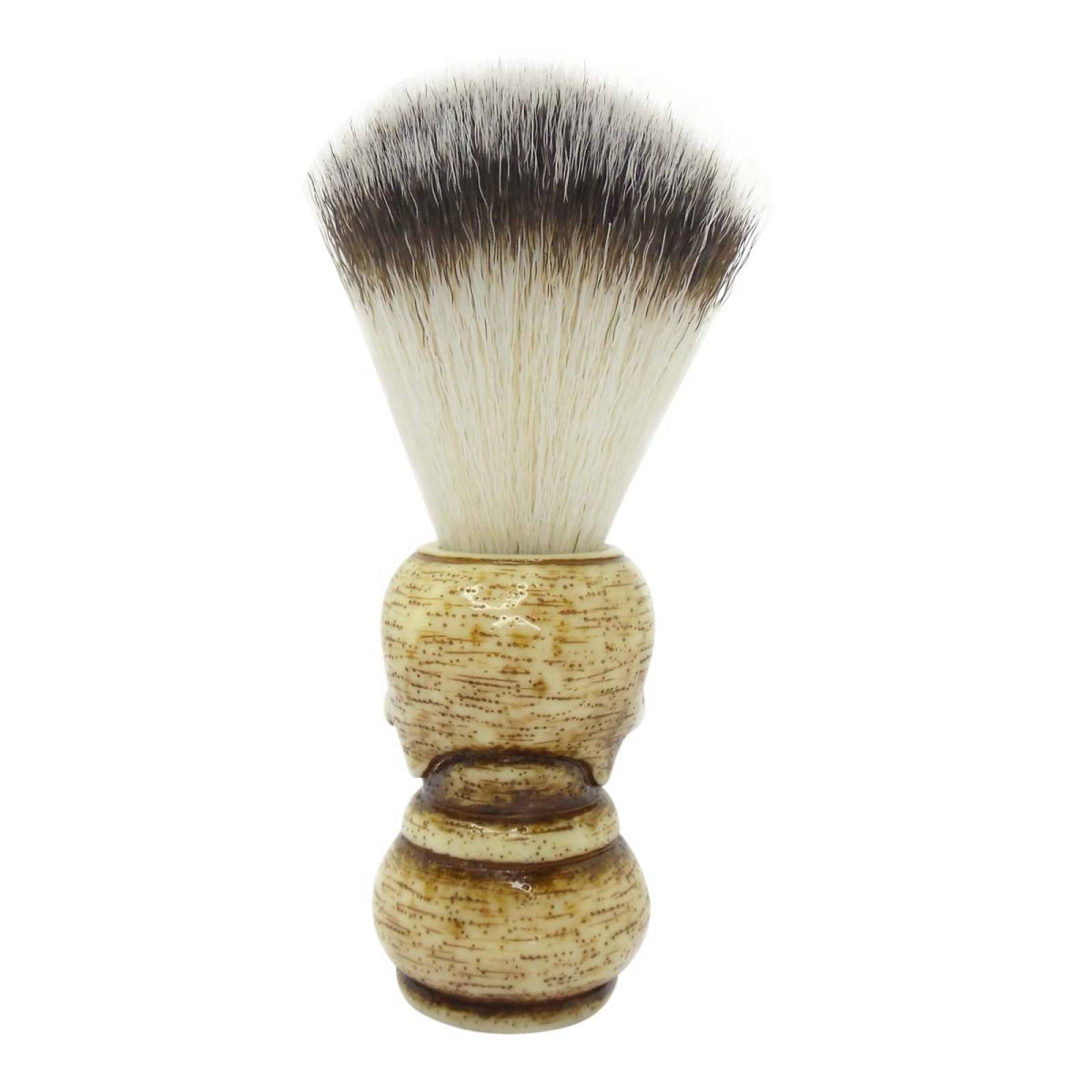 Brocha Bledo Afeitar Cabello Calavera Barbero Peluquero Lobo