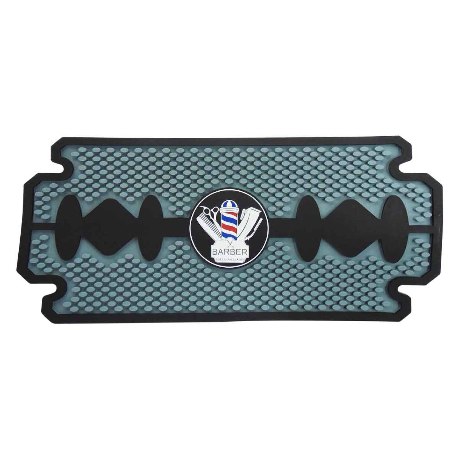 Tapete De Silicon 44x19 Cm Para Mesa Barbero Peluquero Lobo