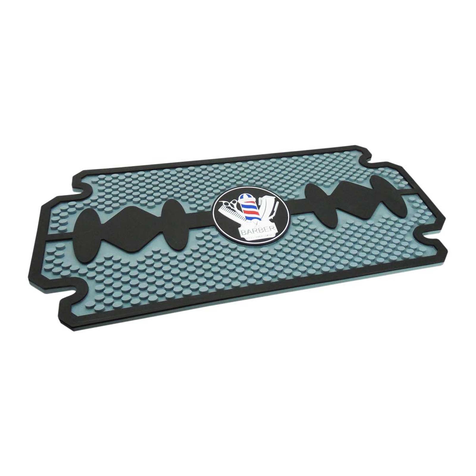 Tapete De Silicon 44x19 Cm Para Mesa Barbero Peluquero Lobo