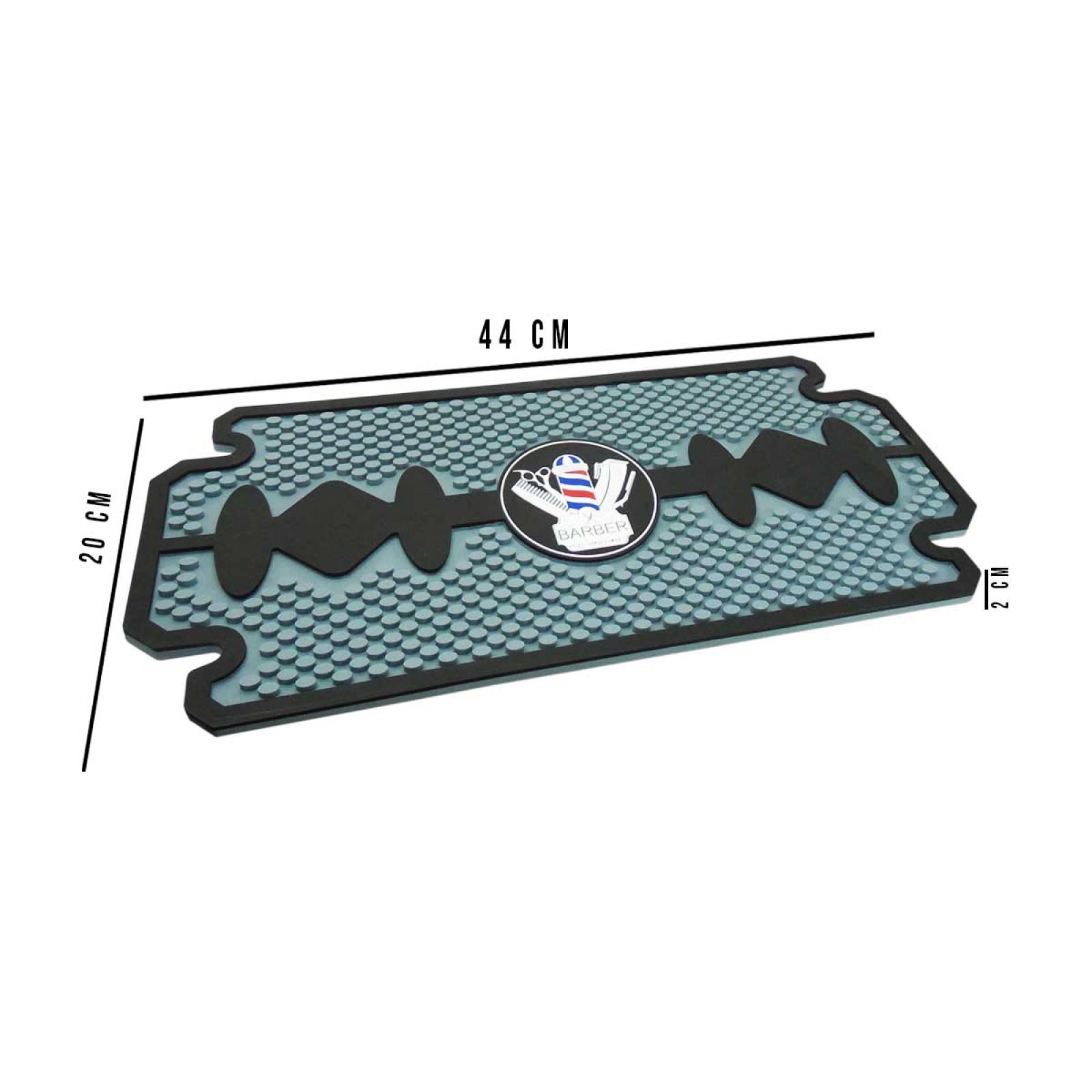 Tapete De Silicon 44x19 Cm Para Mesa Barbero Peluquero Lobo