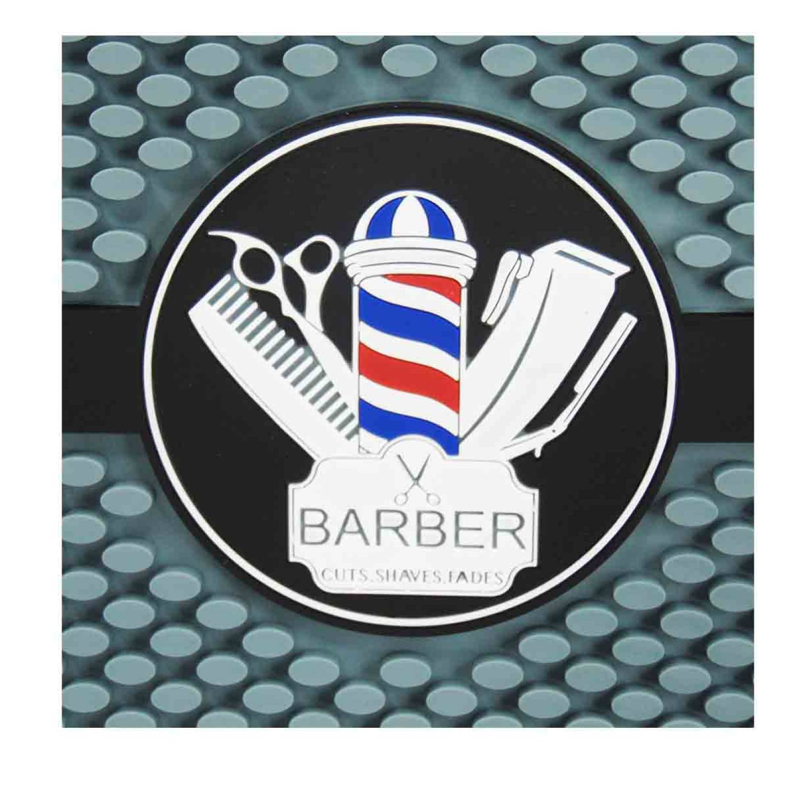 Tapete De Silicon 44x19 Cm Para Mesa Barbero Peluquero Lobo