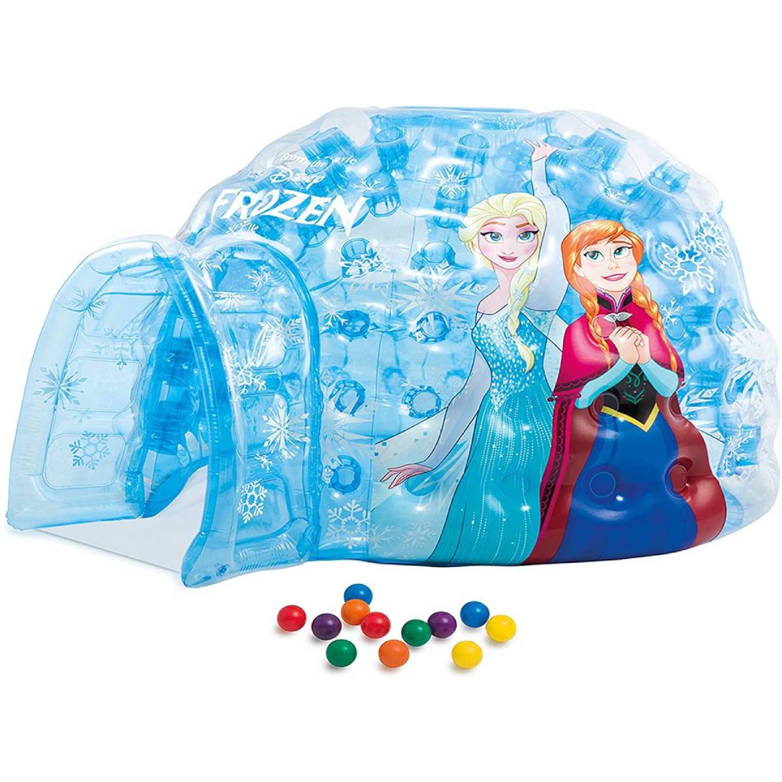 Iglu Inflable Casita Disney Frozen Elsa Anna Y Pelotas Intex