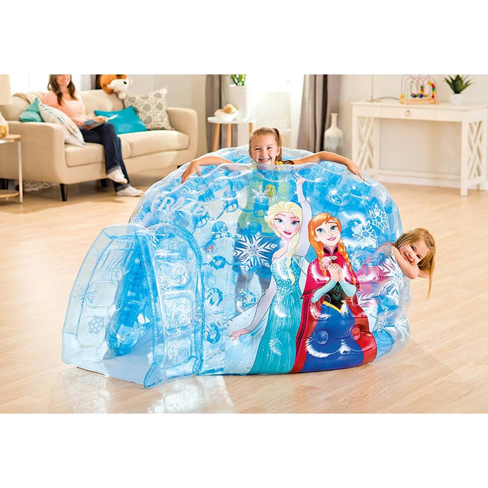 Iglu Inflable Casita Disney Frozen Elsa Anna Y Pelotas Intex