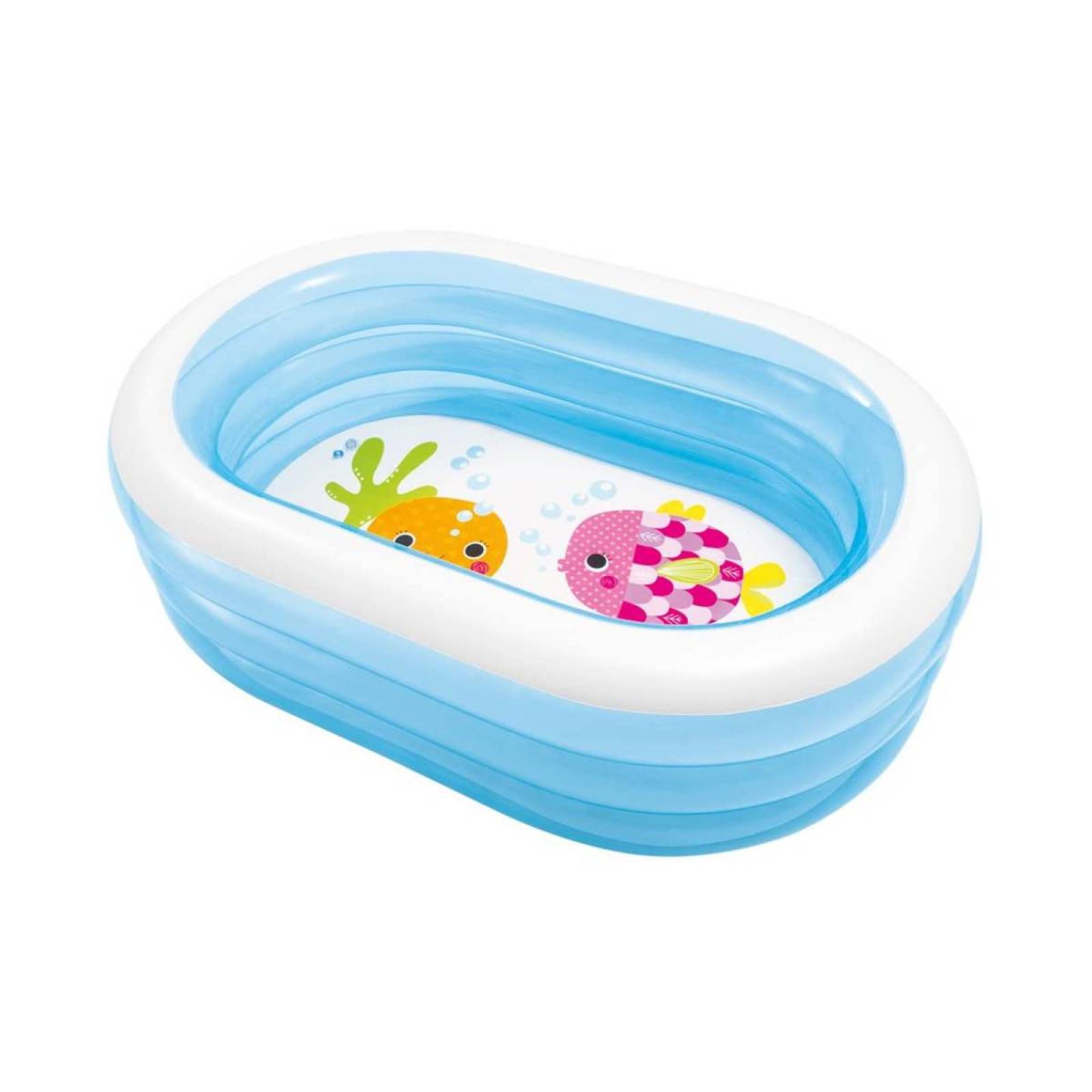 Alberca Piscina Inflable Ovalada 3 Aros 230 L De Niños Intex 
