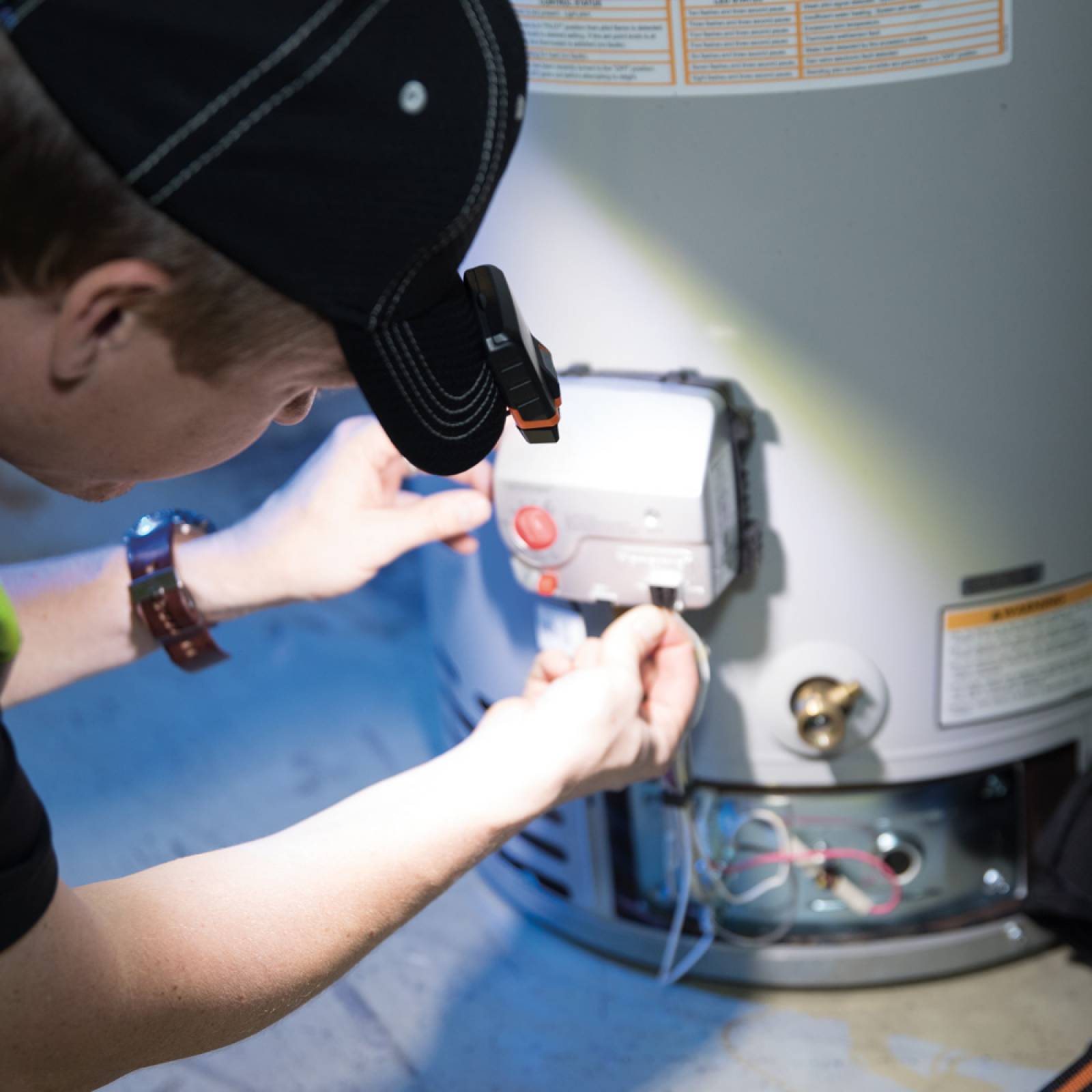 Linterna Lampara Led 125 Lum De Pilas Para Gorra Klein Tools 