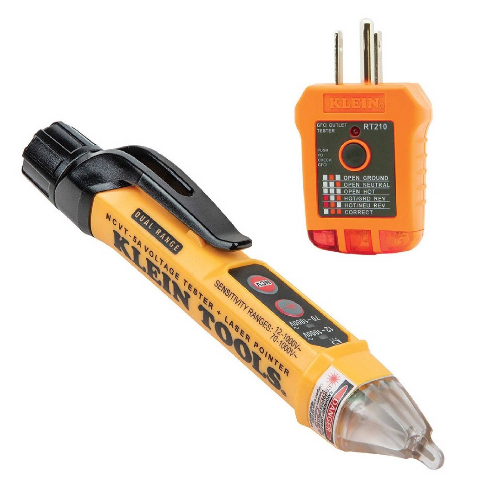 Kit Electrico Probador Voltaje Y Polaridad 1000v Klein Tools 