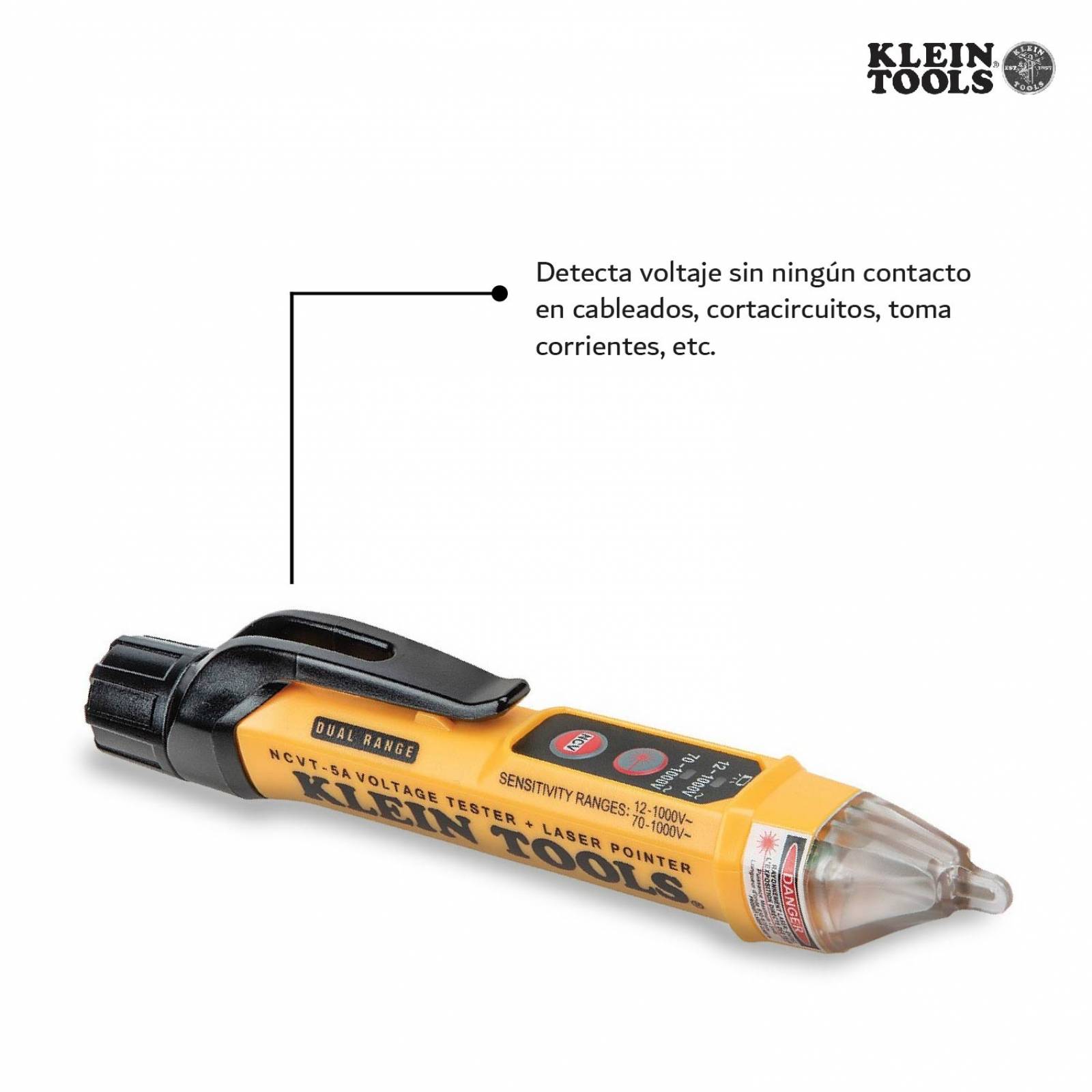 Kit Electrico Probador Voltaje Y Polaridad 1000v Klein Tools 