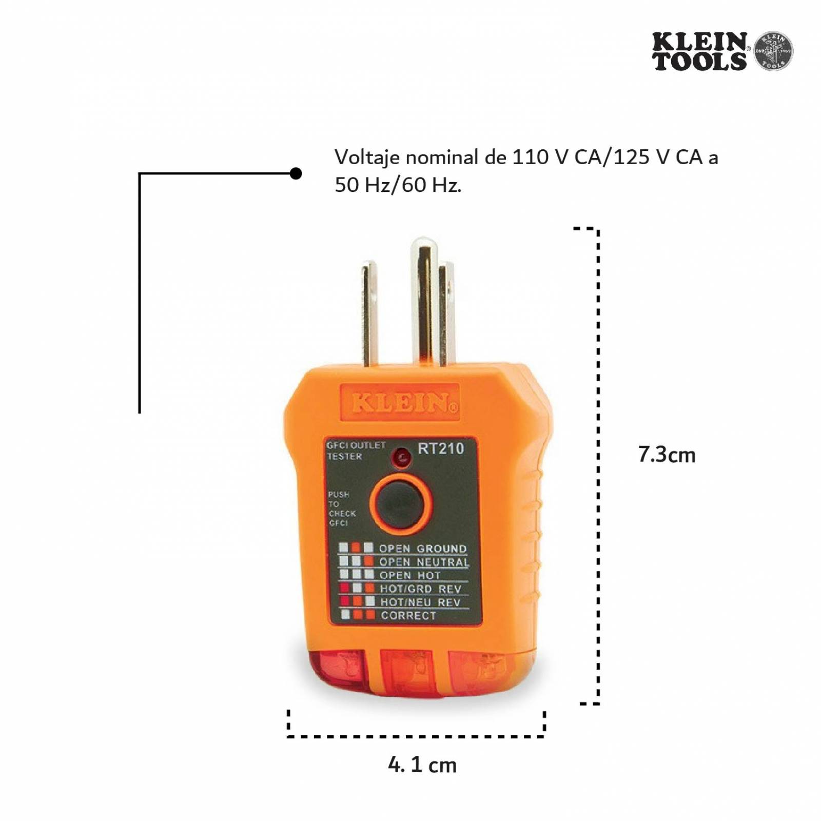 Kit Electrico Probador Voltaje Y Polaridad 1000v Klein Tools 