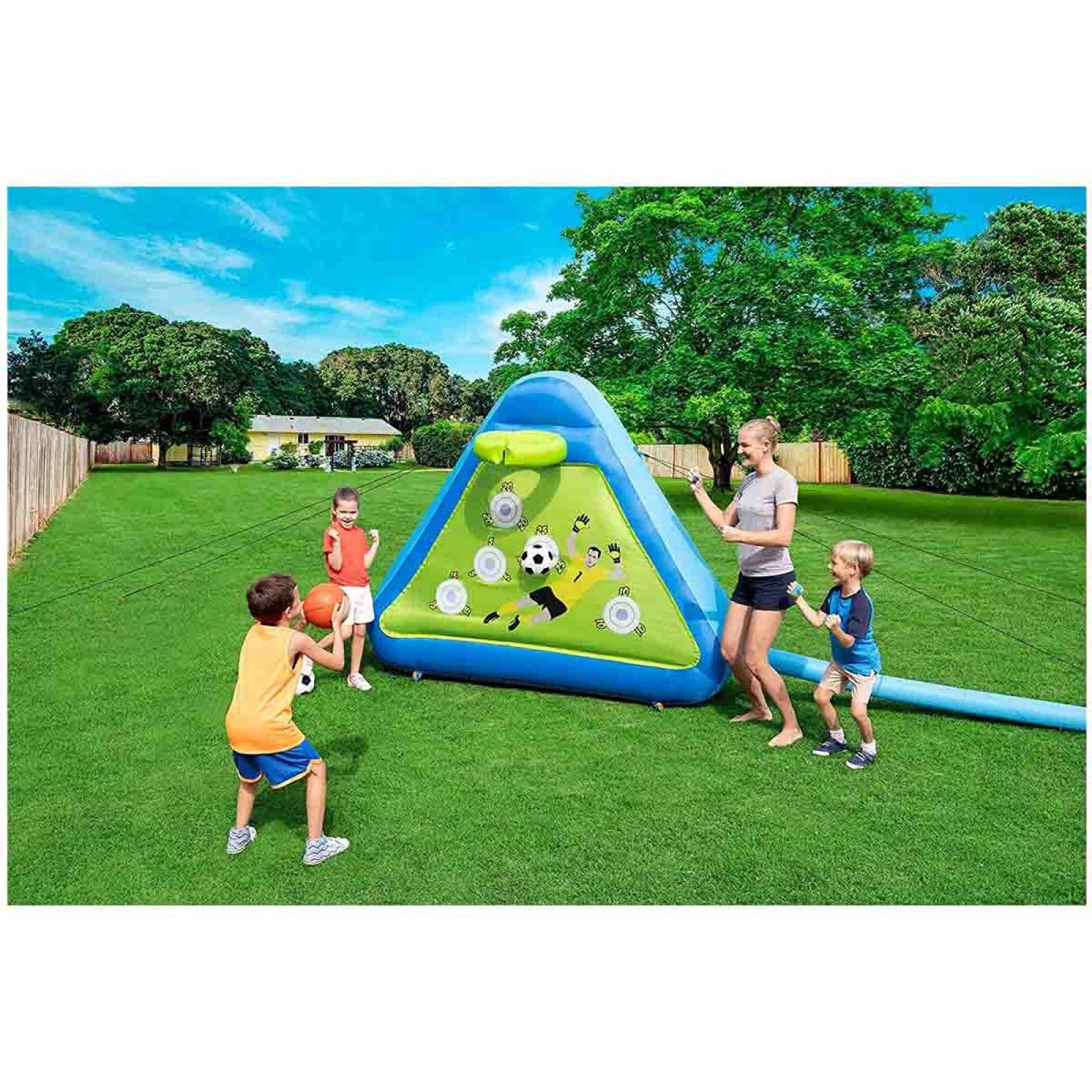 Entrenador Inflable Deportivo Futbol Basquet + Bomba Bestway