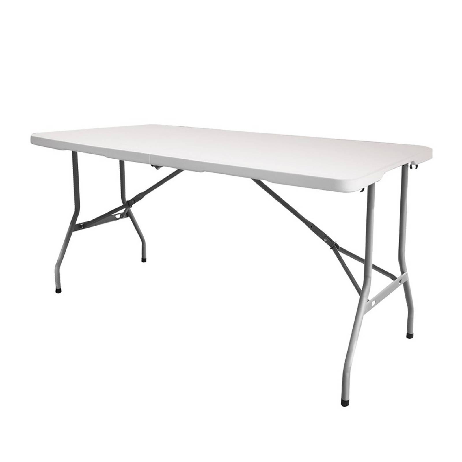 Mesa Blanca Rectangular Plegable 152 cm De Fiesta Northwest