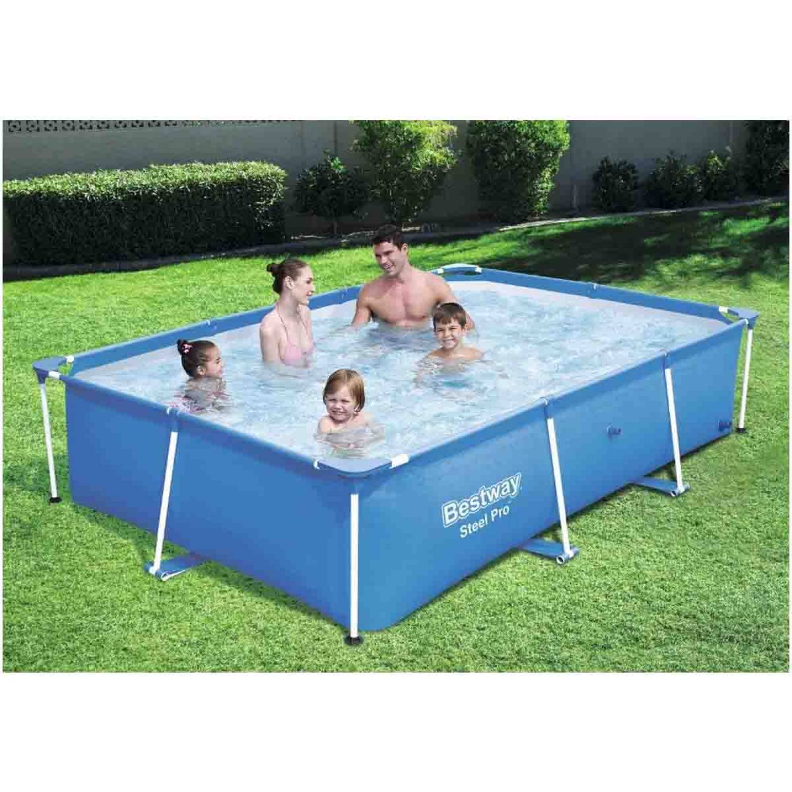 Alberca Bestway Piscina Estructural Steel Pro Familiar 259cm 