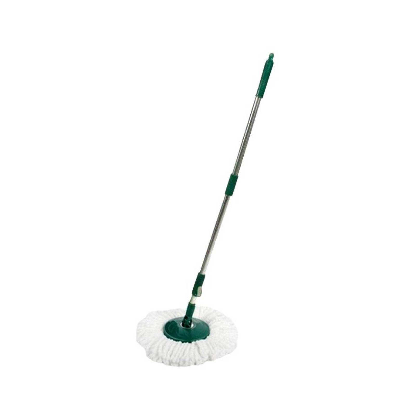 Trapeador Giratorio Cubeta Magic Bucket Con Mop Verde Dust