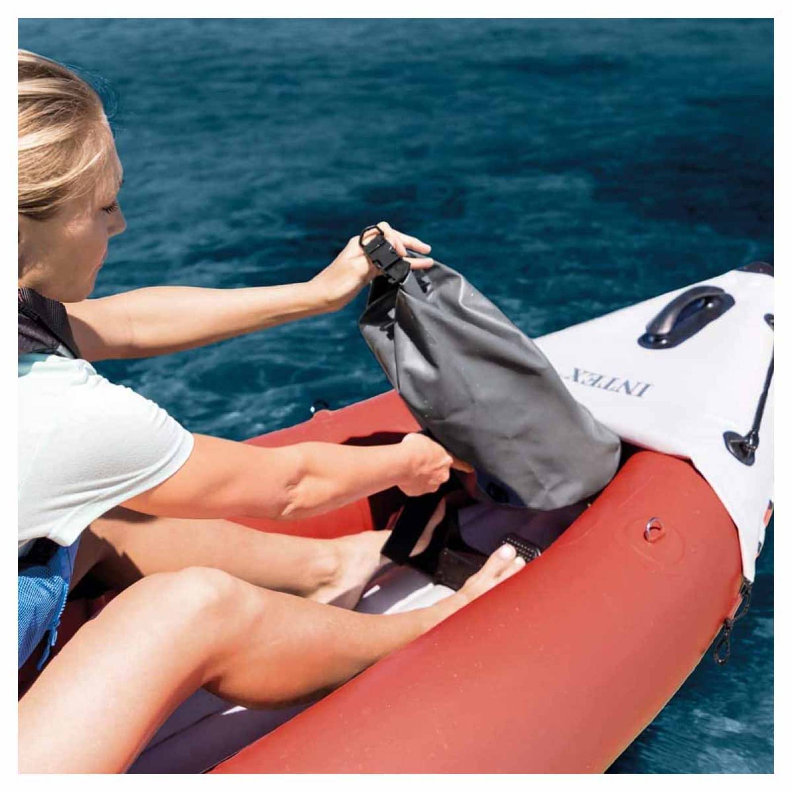 Kayak Bote Inflable Excursion Pro + Dos Remos Y Bomba Intex 