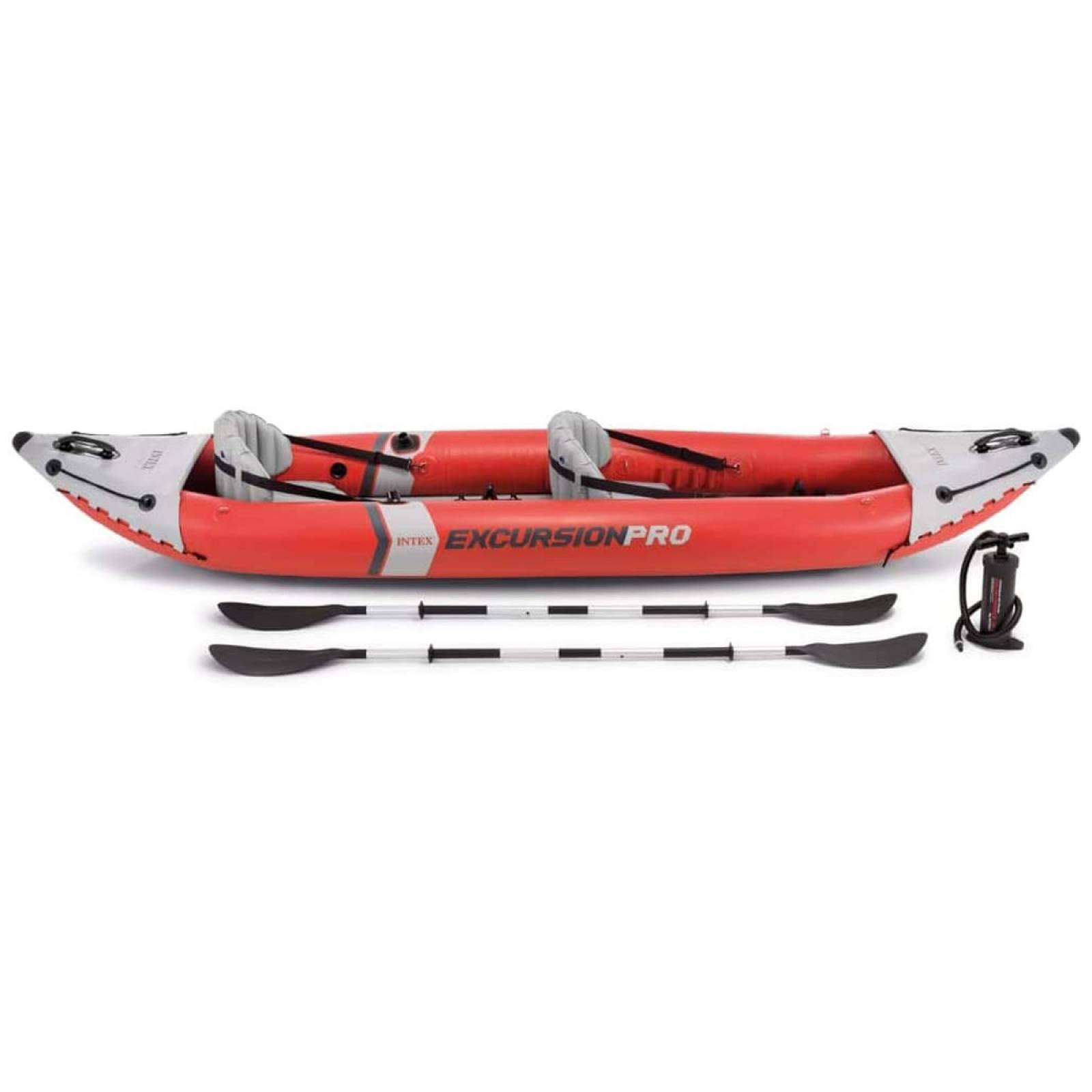 Kayak Bote Inflable Excursion Pro + Dos Remos Y Bomba Intex 