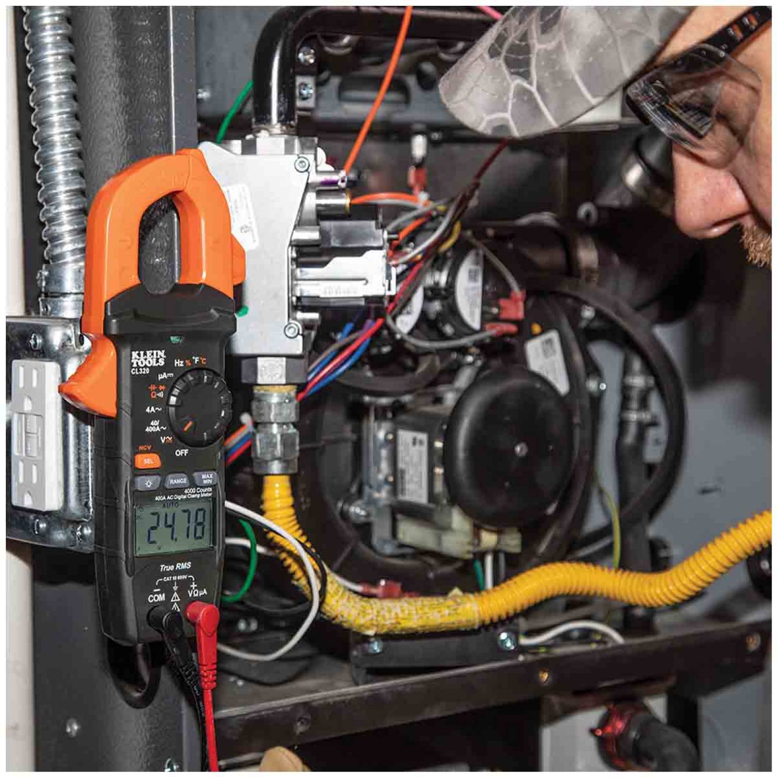 Multimetro Gancho De HVAC + Medidor Temperatura Klein Tools