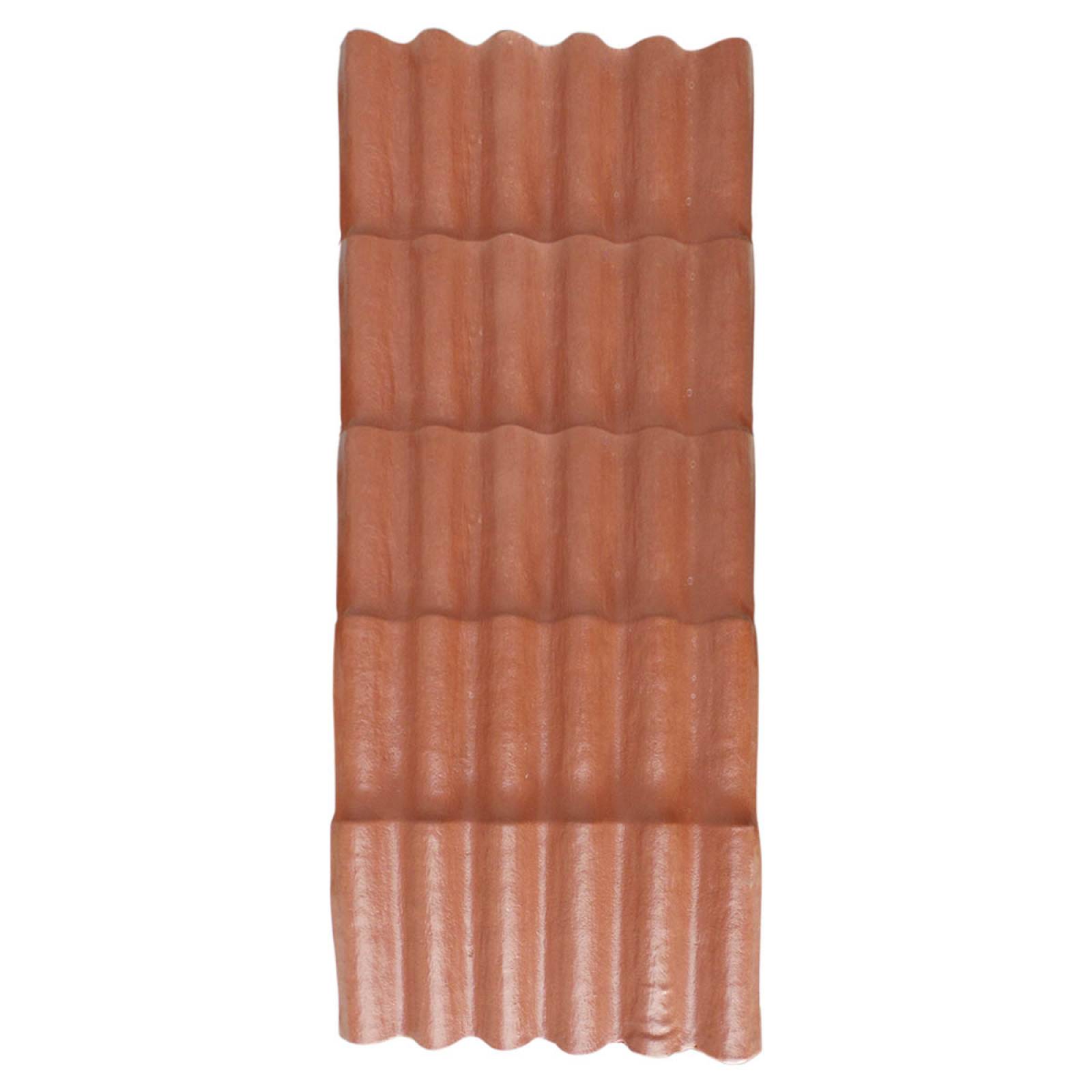 Lamina De Plastico Tipo Teja 3.76 M Casa Granja Almacenes