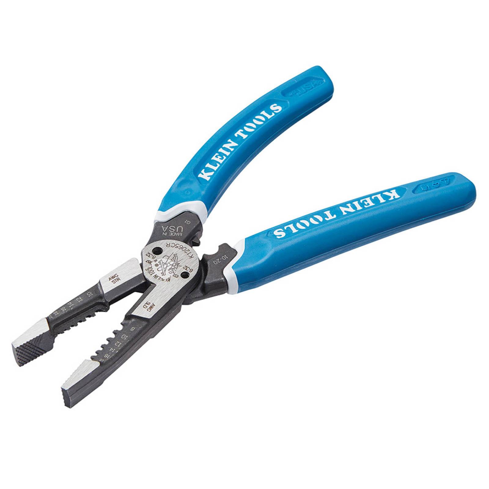 Pinza Pelacables Alta Resistencia Con Ponchadora Klein Tools 