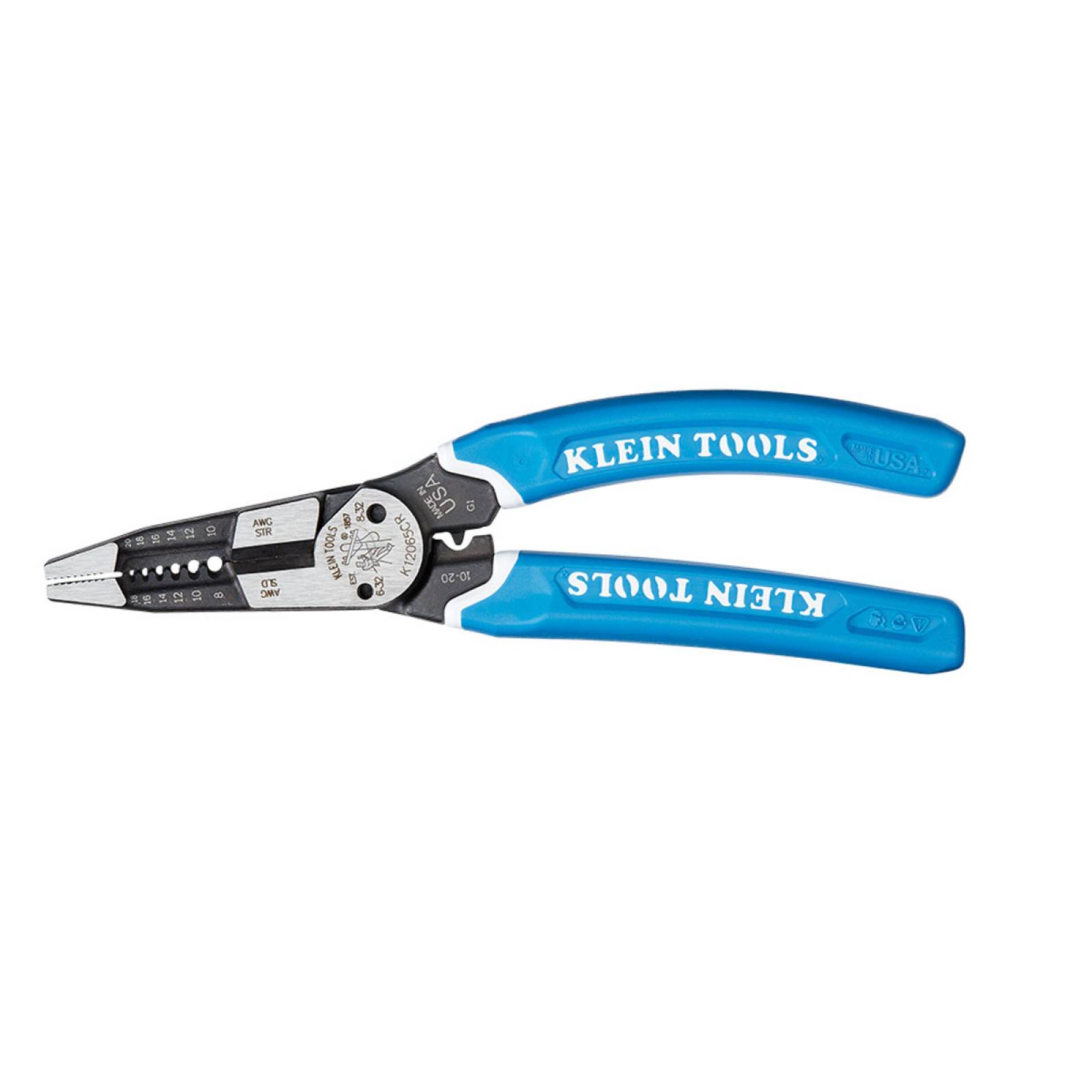 Pinza Pelacables Alta Resistencia Con Ponchadora Klein Tools 