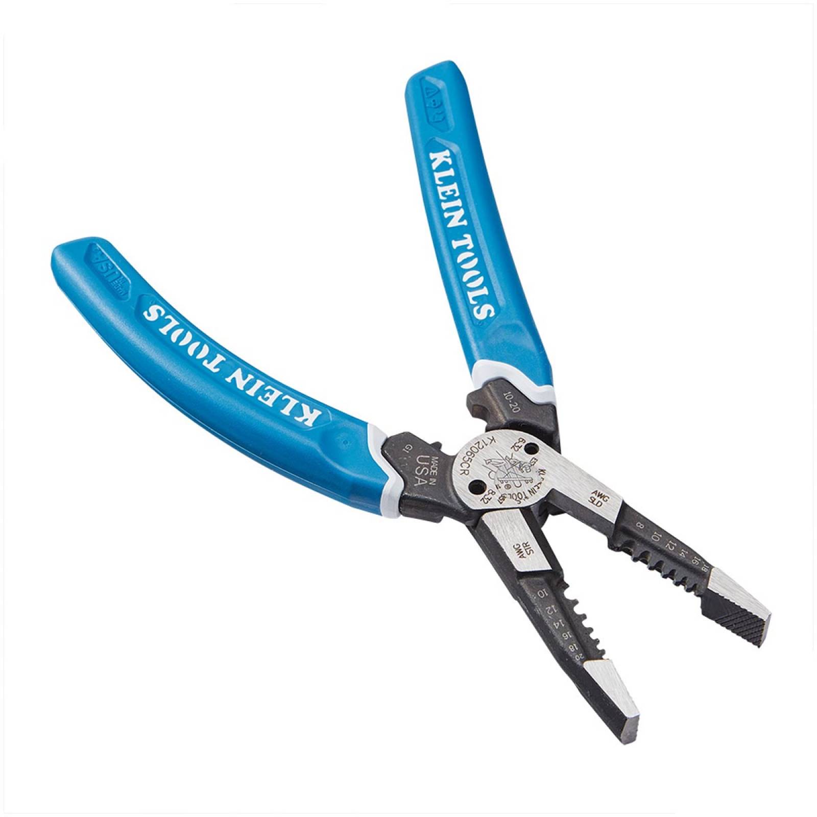Pinza Pelacables Alta Resistencia Con Ponchadora Klein Tools 