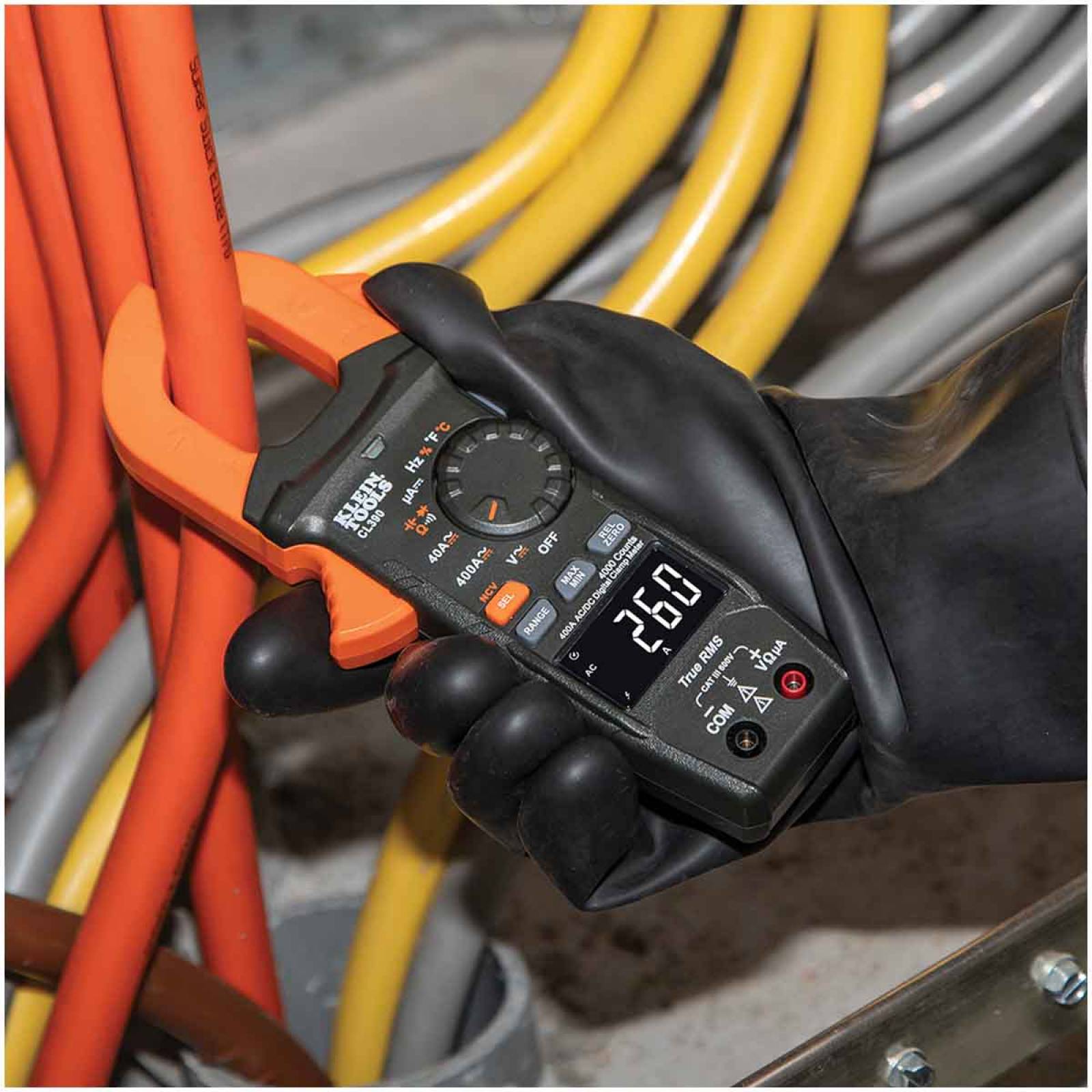 Multímetro Digital De Gancho Rango Automatico Klein Tools 