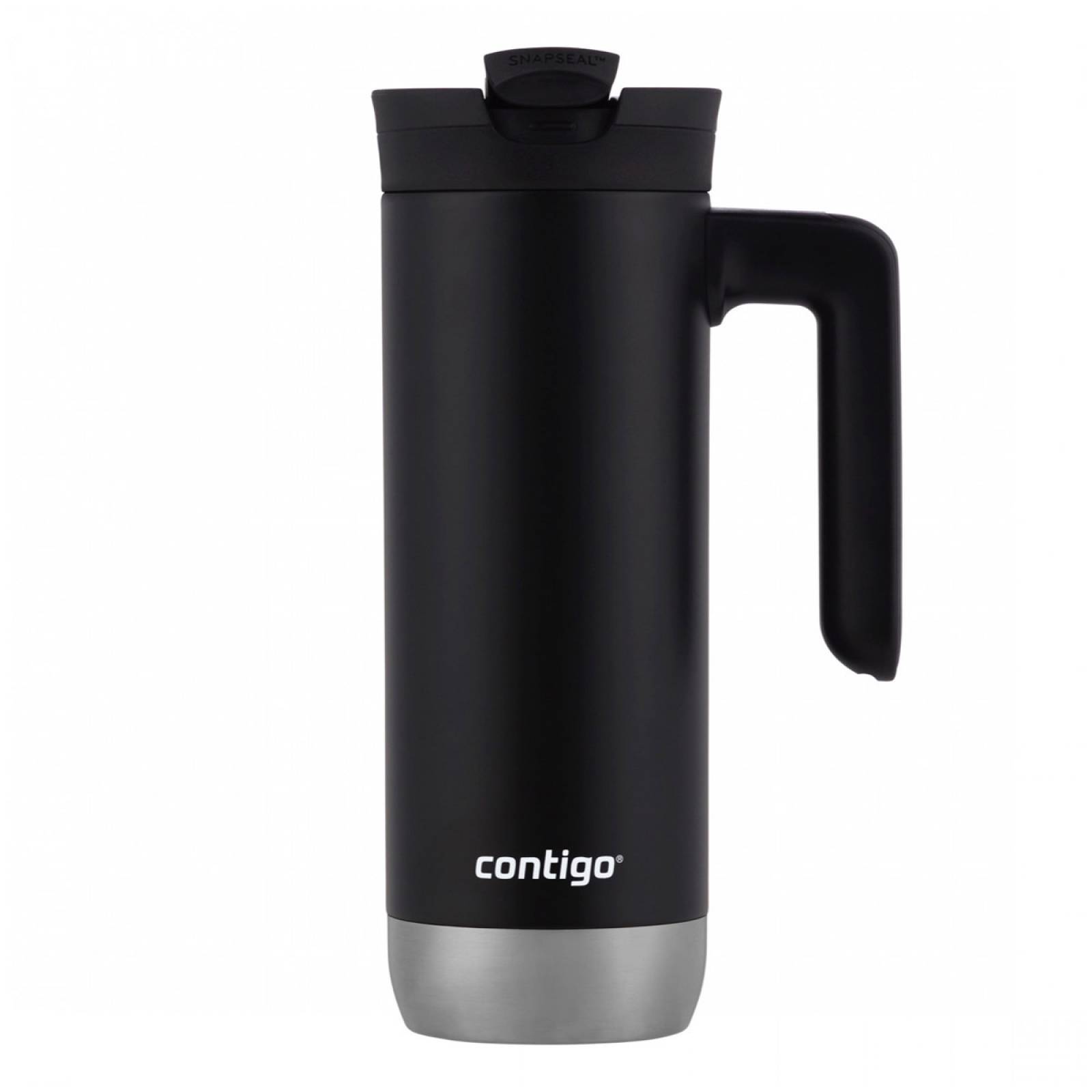 Termo 20oz 591 Ml Tipo Taza Acero Inox Frio Caliente Contigo Negro