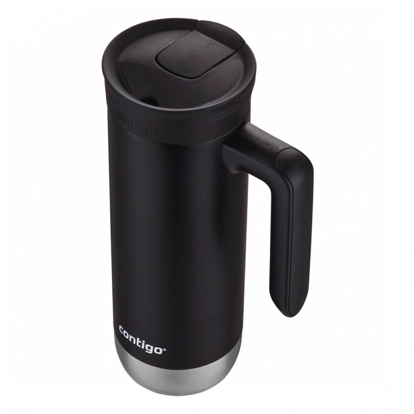 Termo 20oz 591 Ml Tipo Taza Acero Inox Frio Caliente Contigo Negro