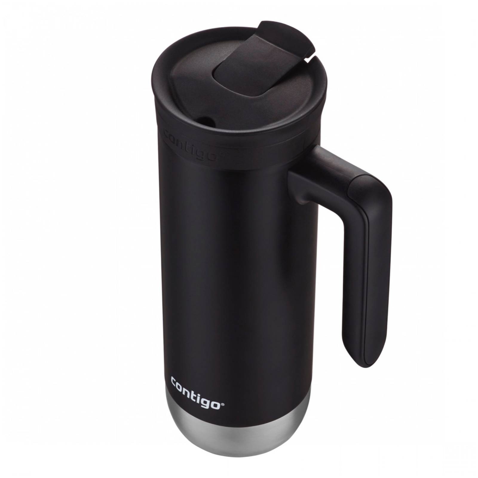 Termo 20oz 591 Ml Tipo Taza Acero Inox Frio Caliente Contigo Negro