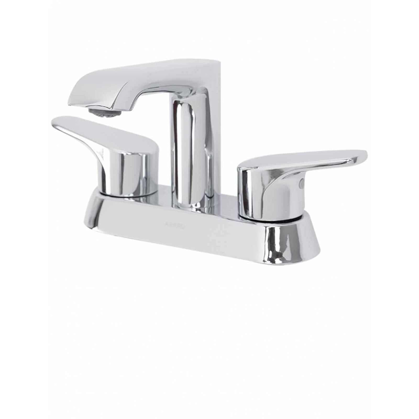 Llave Mezcladora Cromo 4 In Casa Lavabo Fregadero Wc Urrea 