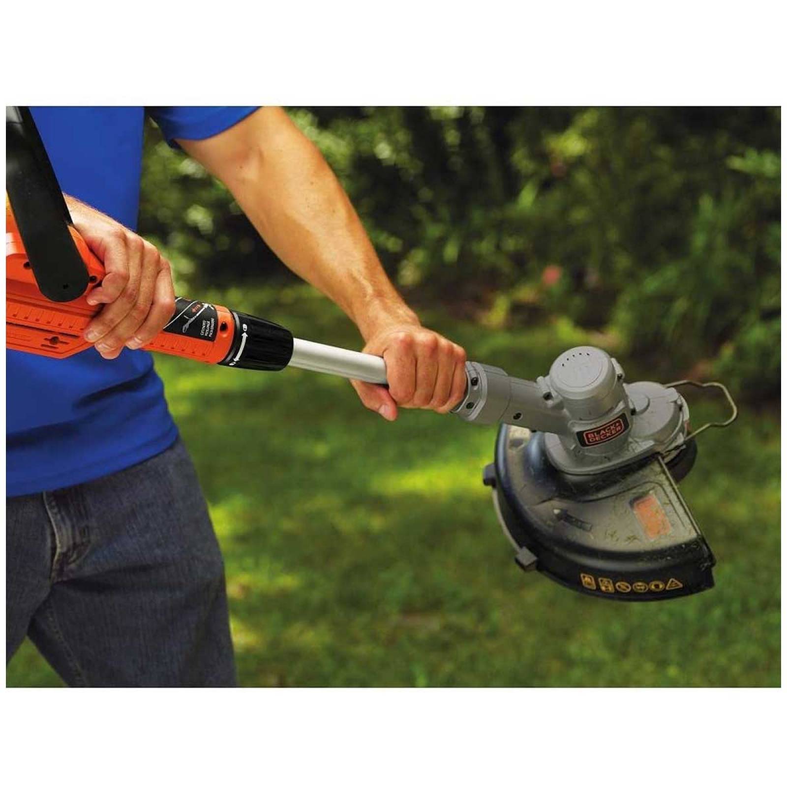 Desbrozadora Orilladora Inalambrica 12 In Black And Decker