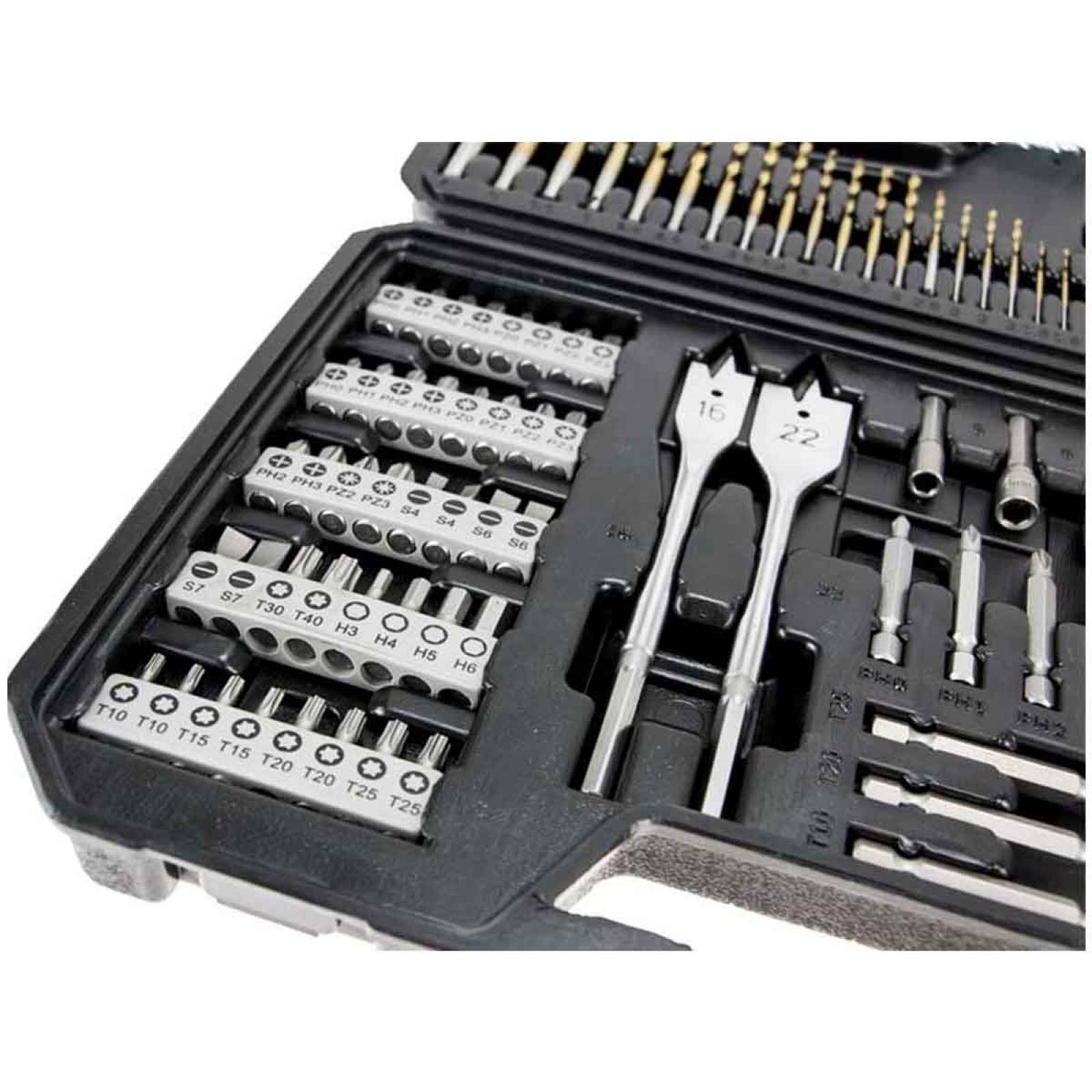 Set Kit De Brocas Y Puntas Para Taladro 103 Piezas Bosch 