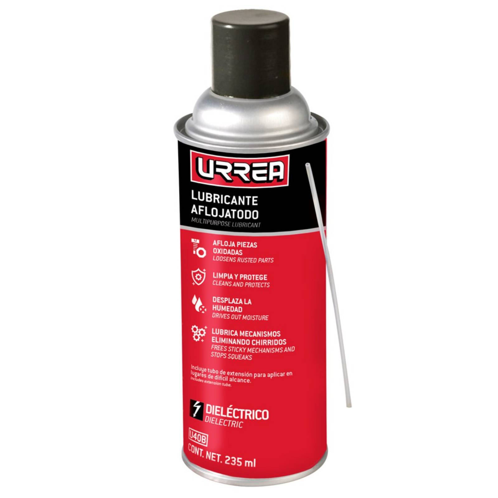 Aceite Aflojatodo Lubricante Dielectrico Aerosol 235ml Urrea 