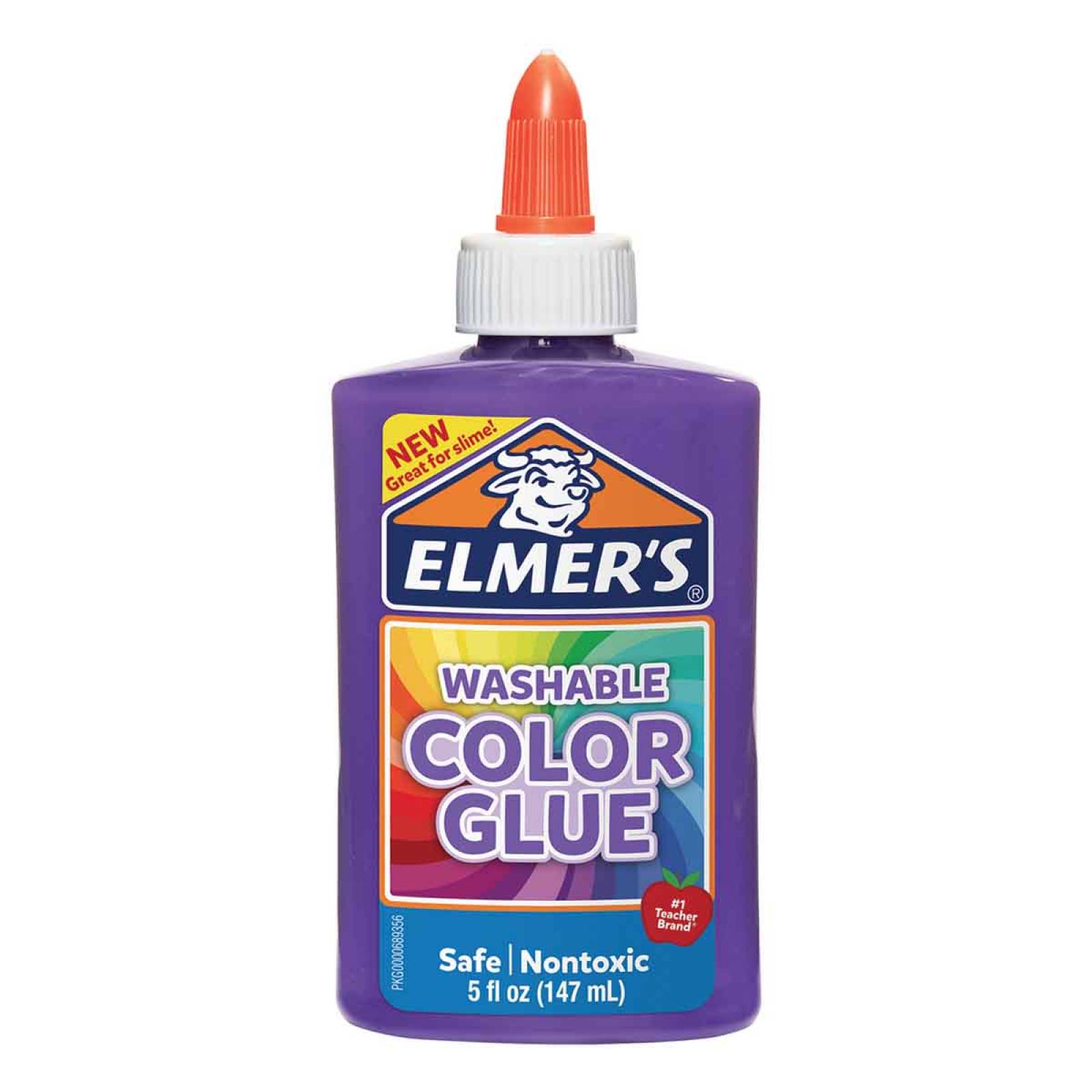 Pegamento Slime Color Opaco Morado Niños Niñas Hogar Elmers