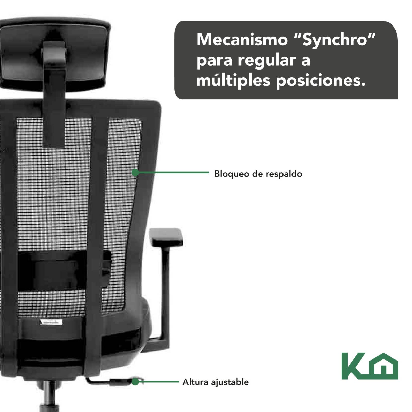 Silla Oficina Ejecutiva De Escritorio Ergonomica Giratoria 