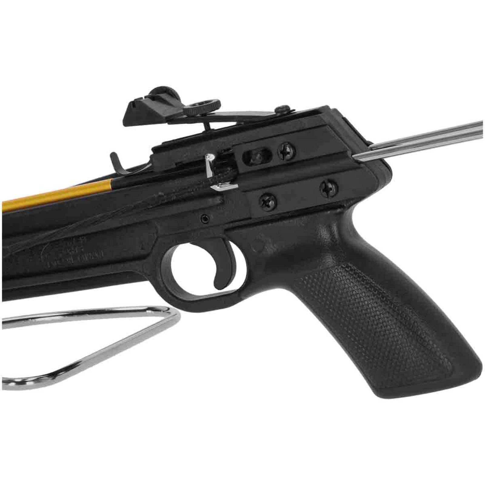 Ballesta Negra 80lbs + 3 Flechas Caceria Caza Tiro Deportivo