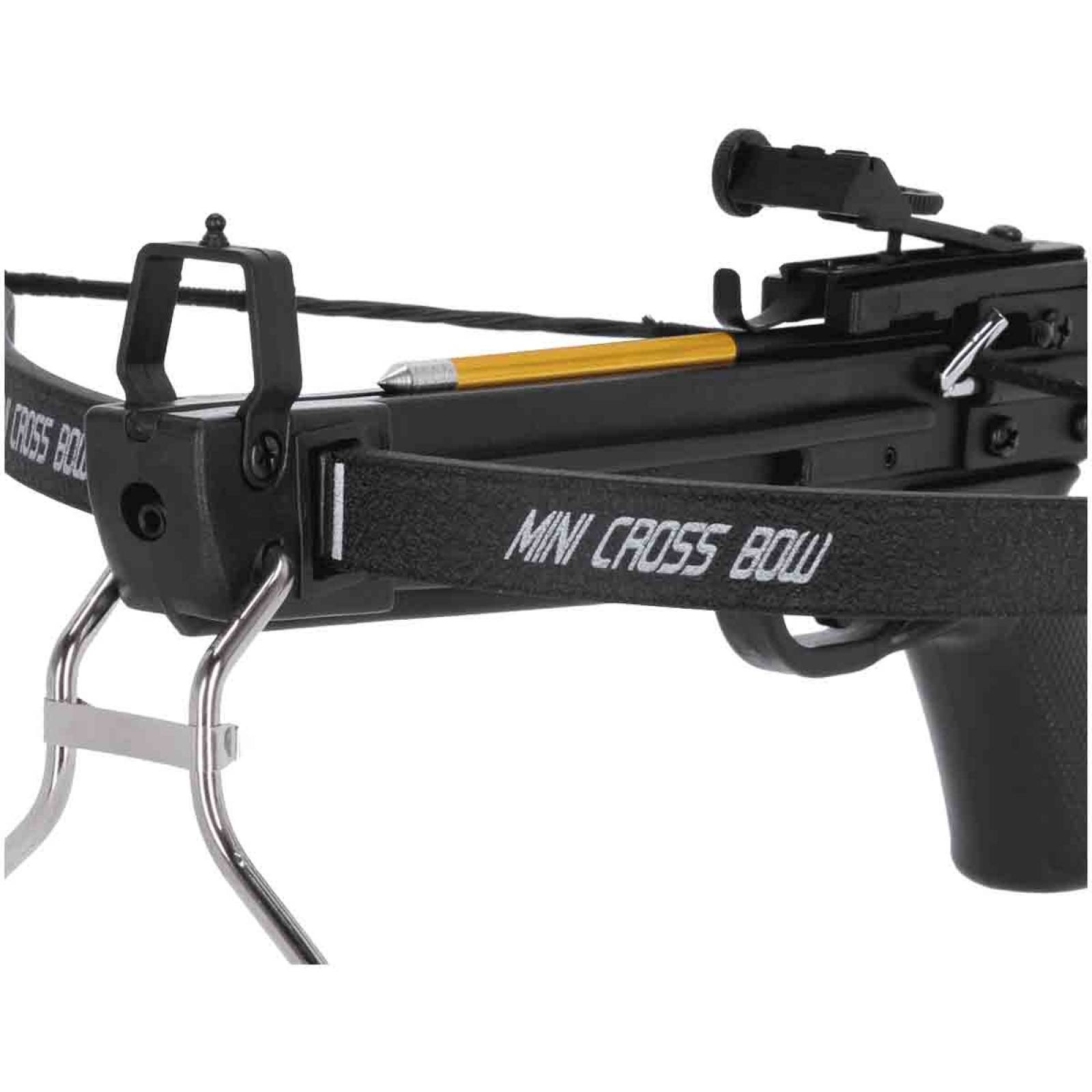 Ballesta Negra 80lbs + 3 Flechas Caceria Caza Tiro Deportivo