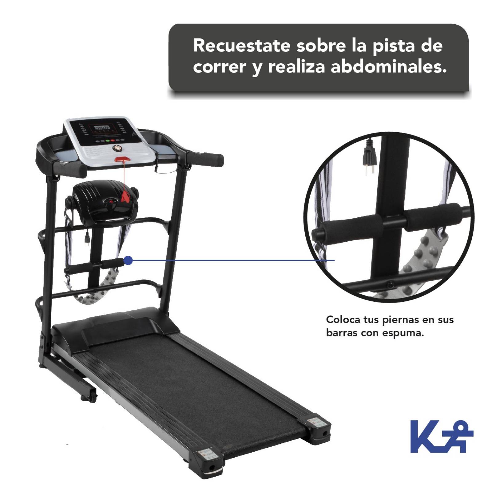 Cinta De Correr Caminadora 110v 2.5hp Cardio Ejercicio Hogar 