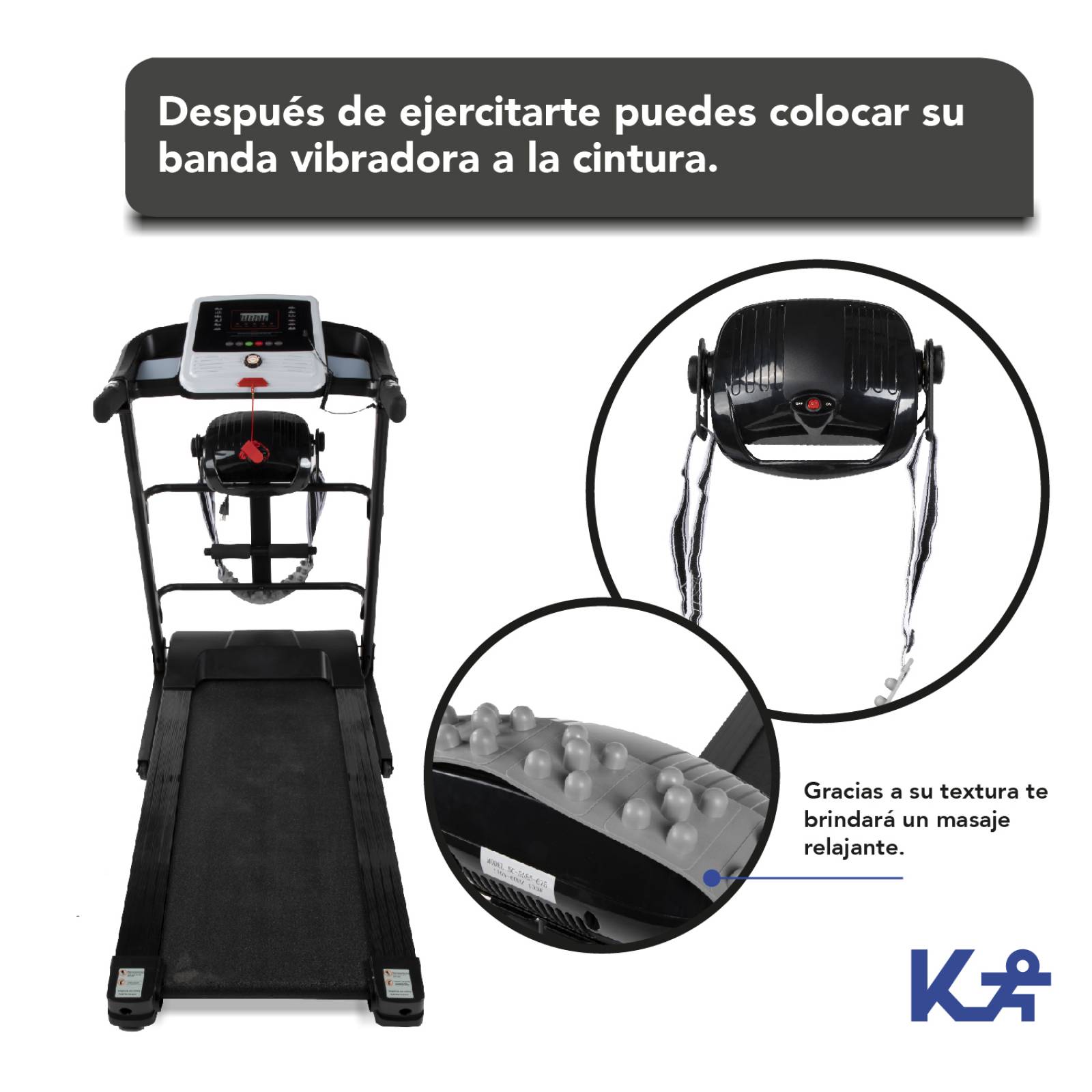 Cinta De Correr Caminadora 110v 2.5hp Cardio Ejercicio Hogar 