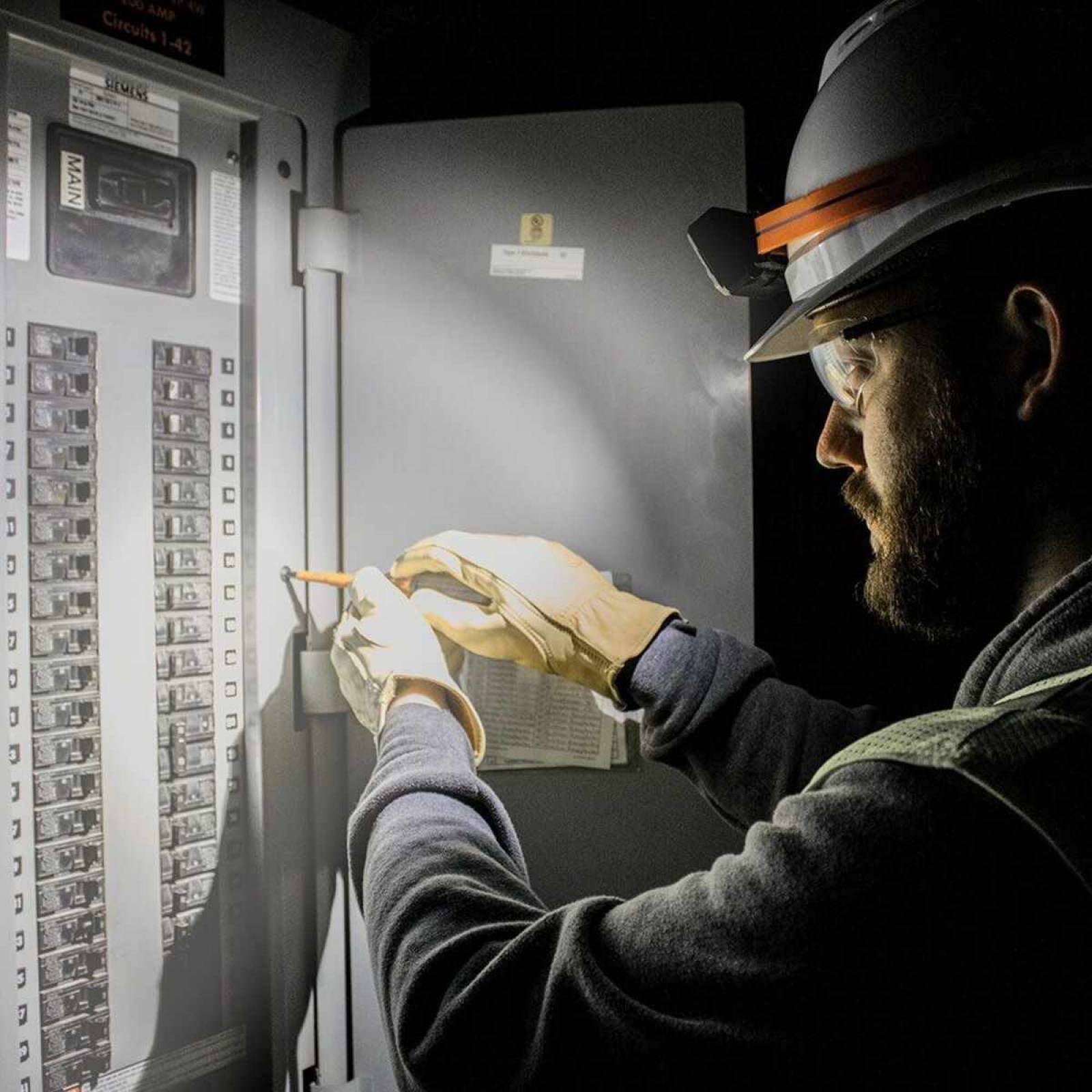 Linterna Lampara Frontal Led Recargable Correa Klein Tools 