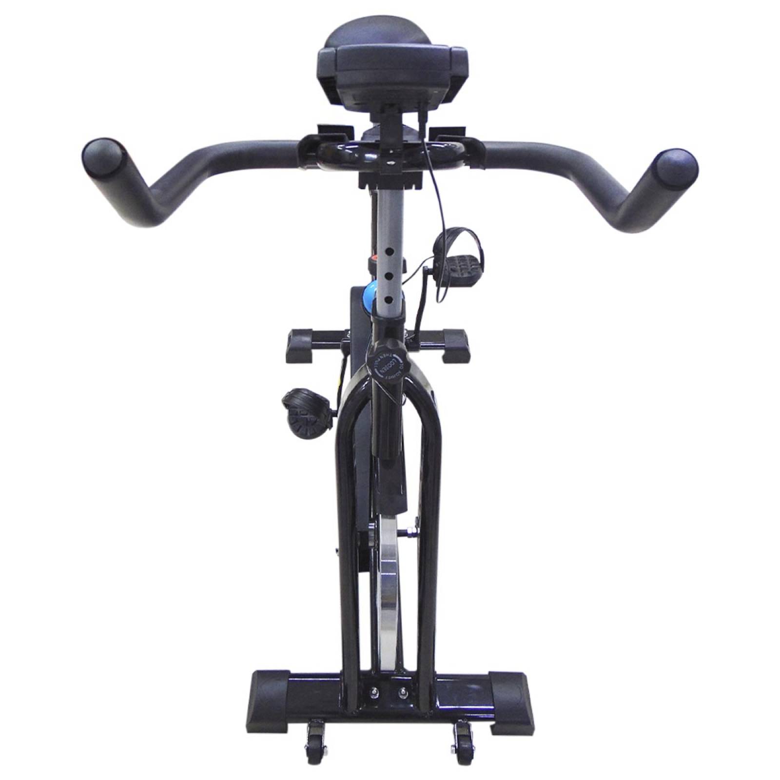 Bicicleta Spinning Fitness Estatica De Ejercicio Hogar Gym Azul/Negro