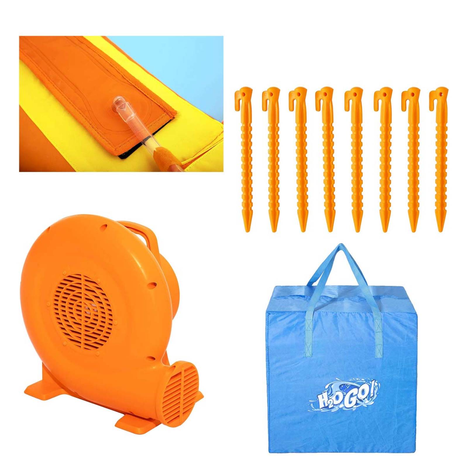 Alberca Parque Acuatico Brincolin Resbaladilla Bomba Bestway