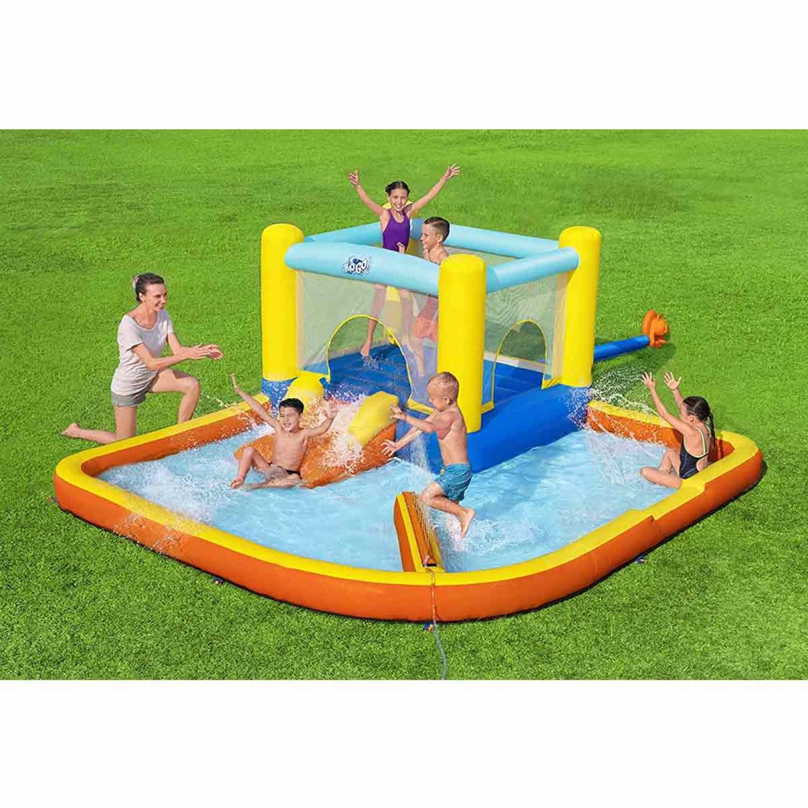 Alberca Parque Acuatico Brincolin Resbaladilla Bomba Bestway