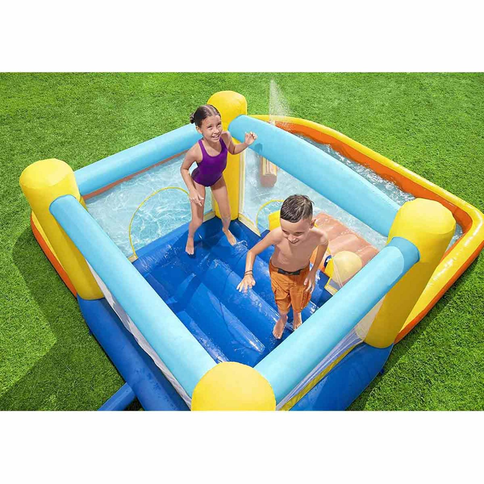 Alberca Parque Acuatico Brincolin Resbaladilla Bomba Bestway