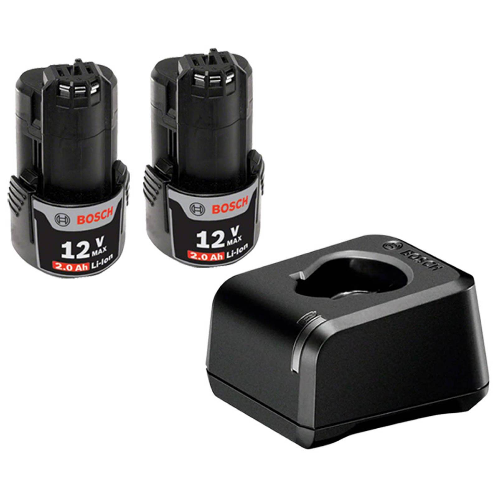 Kit Atornillador Taladro + Llave De Impacto + Baterías Bosch