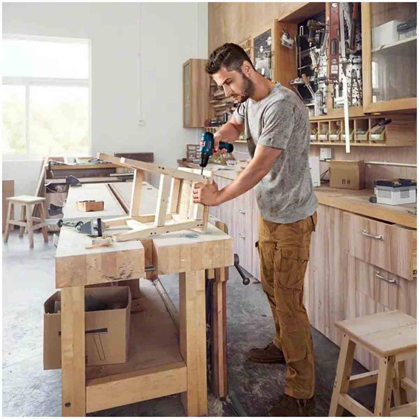 Kit Atornillador Taladro + Llave De Impacto + Baterías Bosch