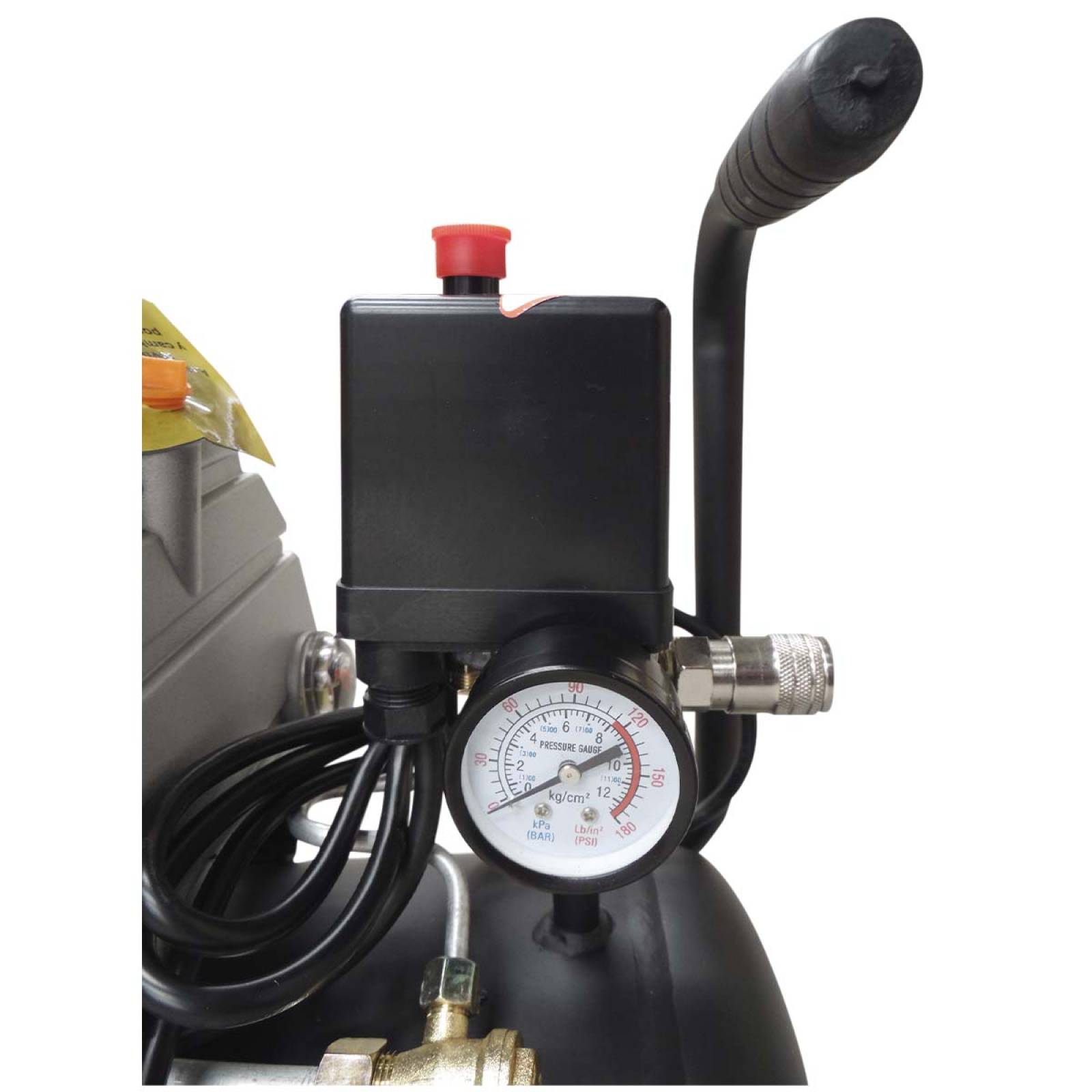 Kit de Compresor de Aire Lubricado de 2 H.P de 18 Litros con Pistola y Manguera 37008-PROMO Ready Ki 