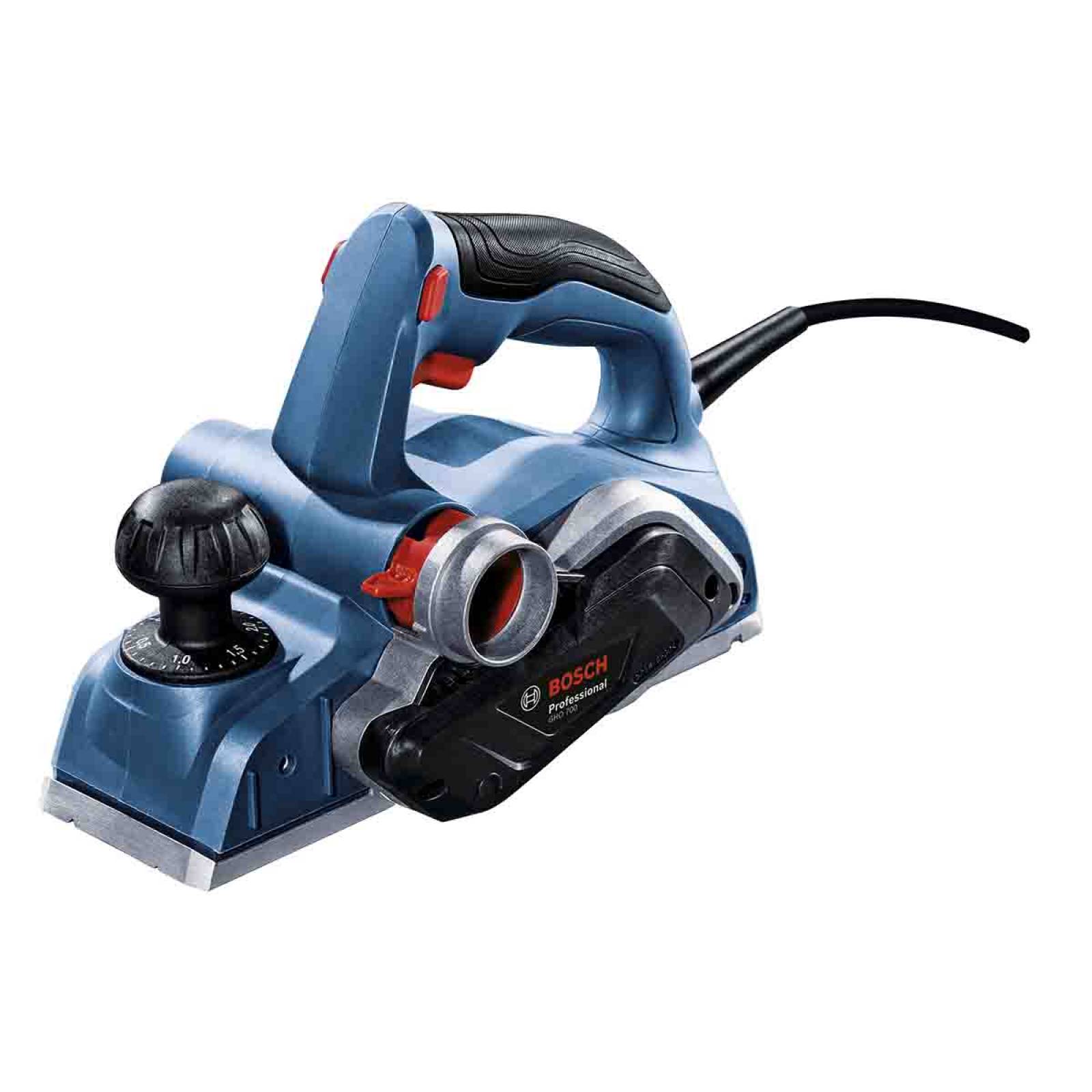 Cepillo Electrico Gho 700 + Soporte Guia + Bolsa Polvo Bosch 