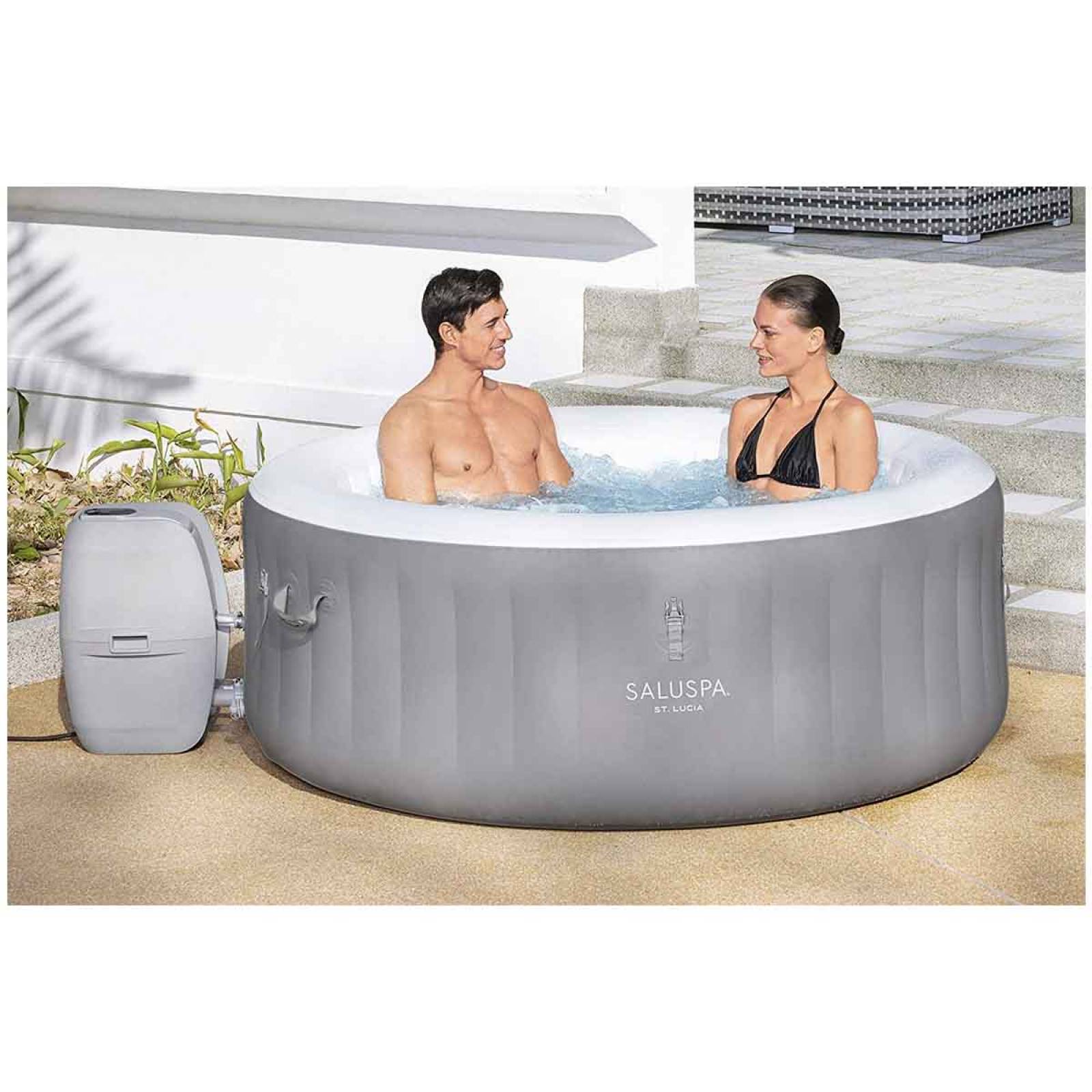 Alberca Jacuzzi Spa Hidromasaje Inflable 3 Personas Bestway