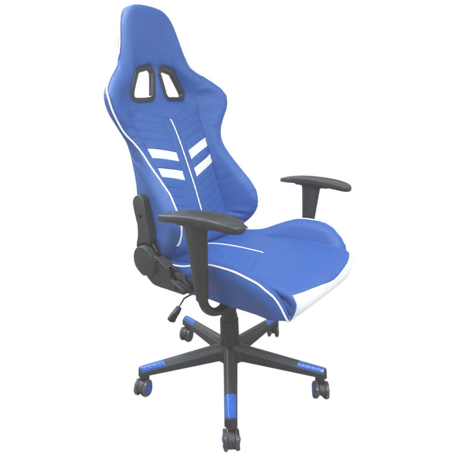 Silla Gamer Ergonomica Reclinable Gaming Pc Videojuegos Azul