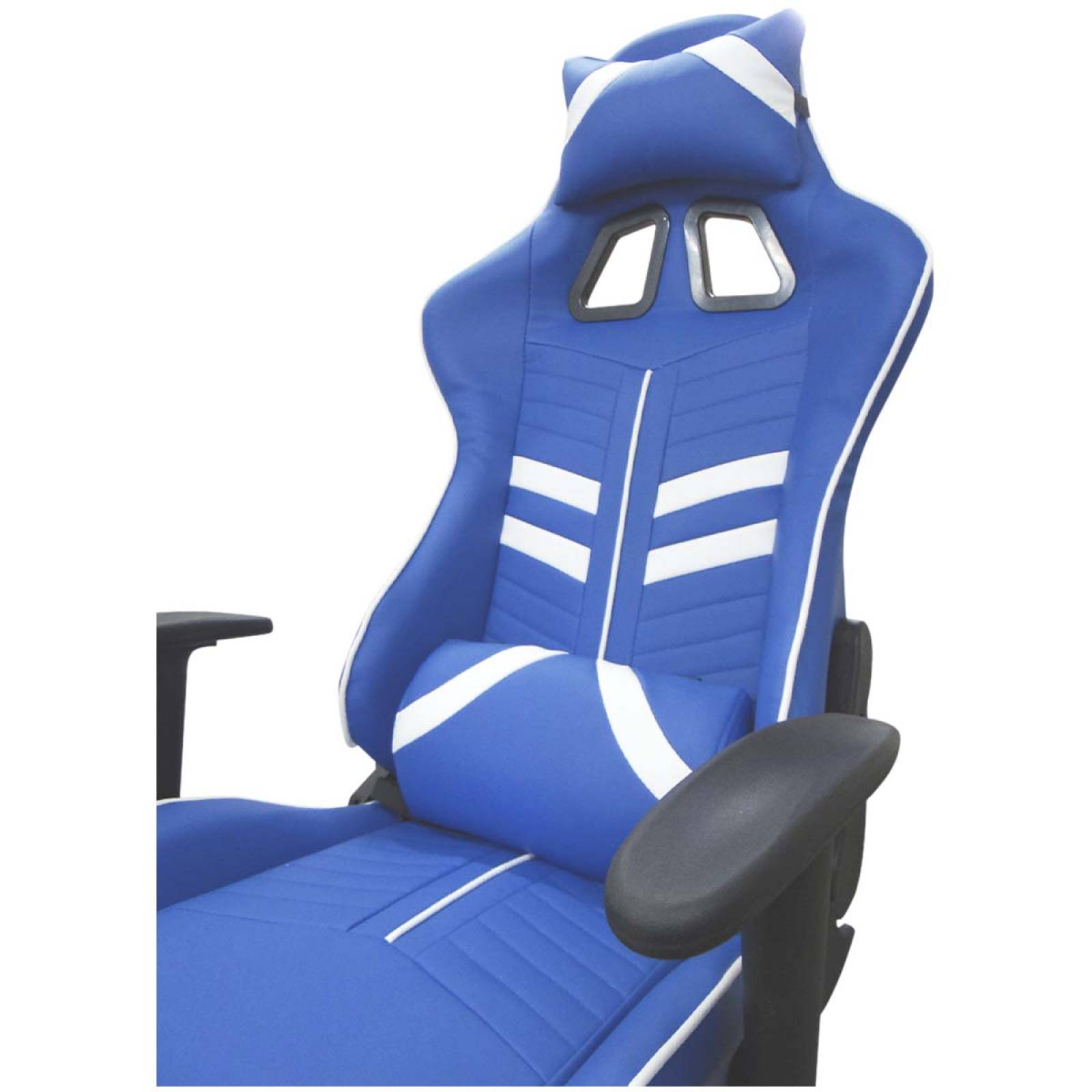 Silla Gamer Ergonomica Reclinable Gaming Pc Videojuegos Azul