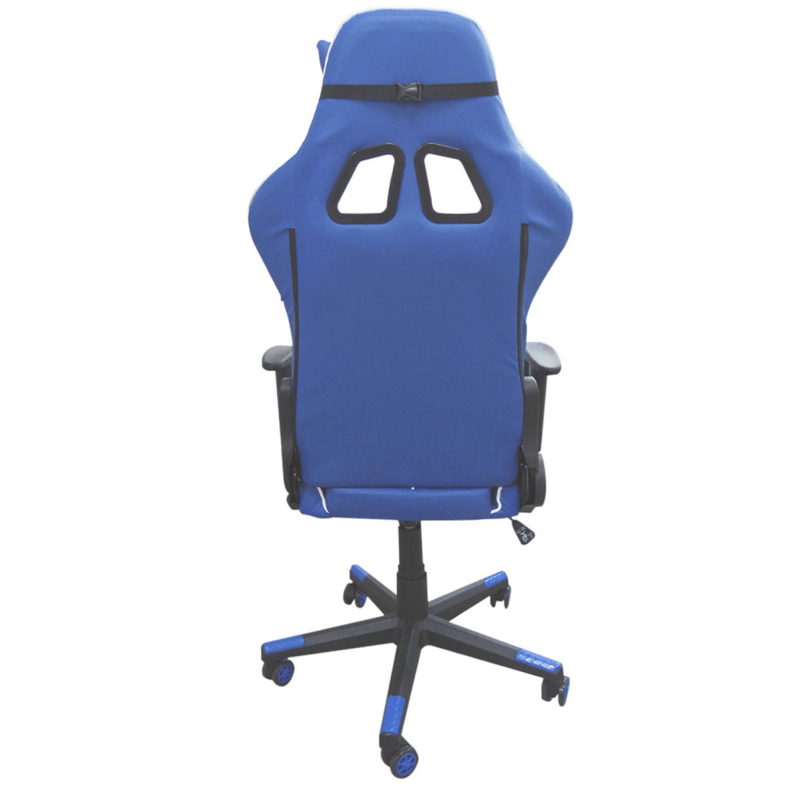 Silla Gamer Ergonomica Reclinable Gaming Pc Videojuegos Azul